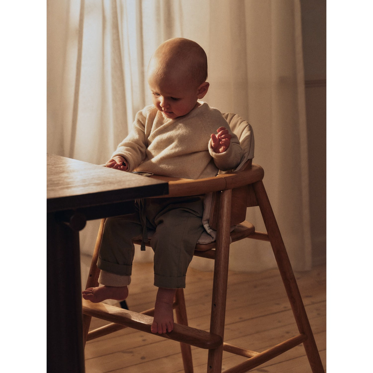 Ferm Living Natural Oak Muru Højt Stol