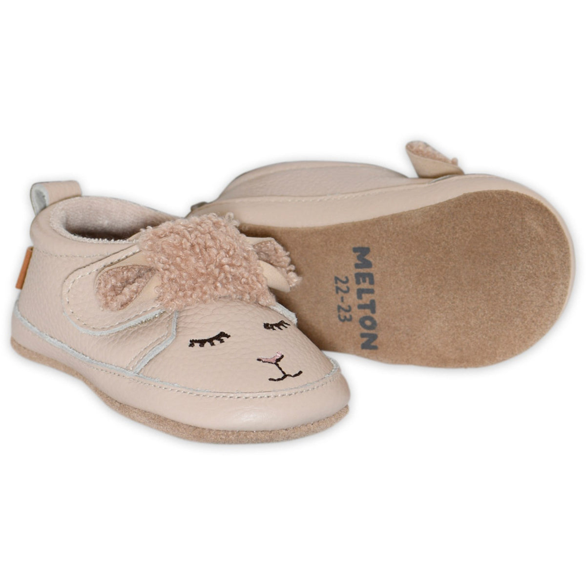 MELTON Oxford Tan Lamb Lær Tøfler