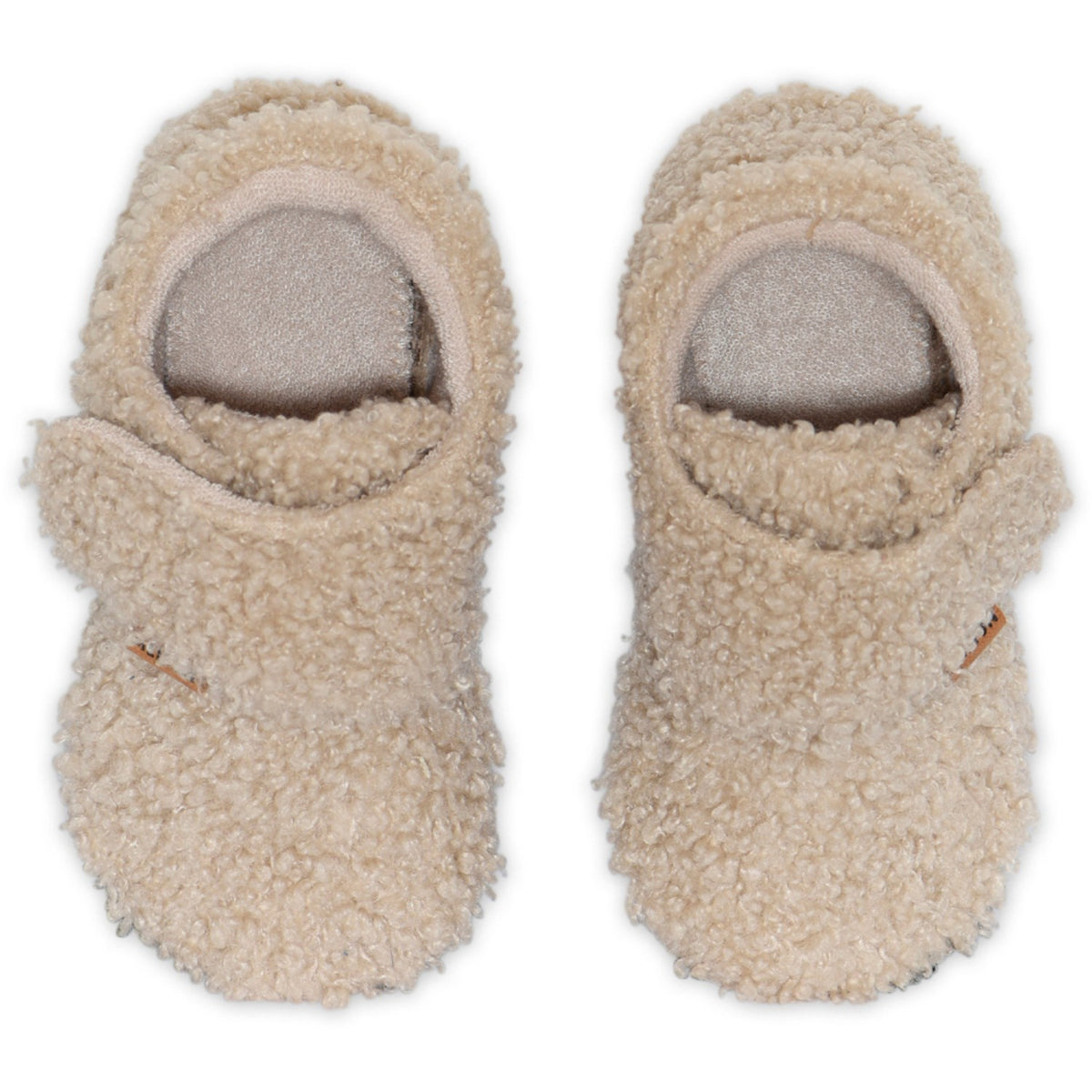 MELTON Oxford Tan Fluffy Tøfler
