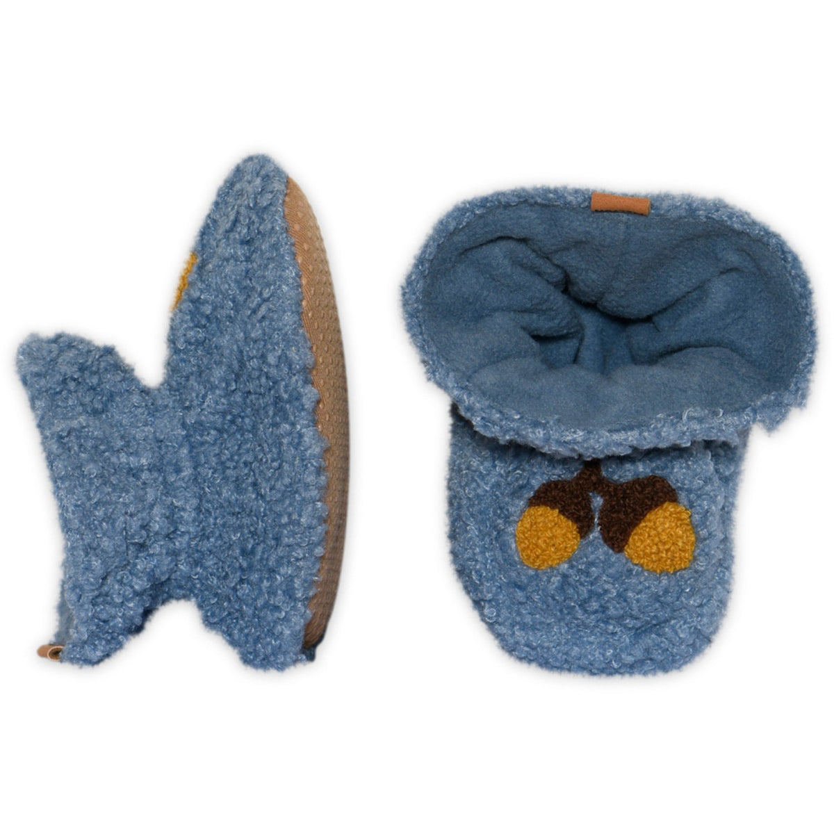MELTON Dusty Blue Acorn Tekstil Tøfler