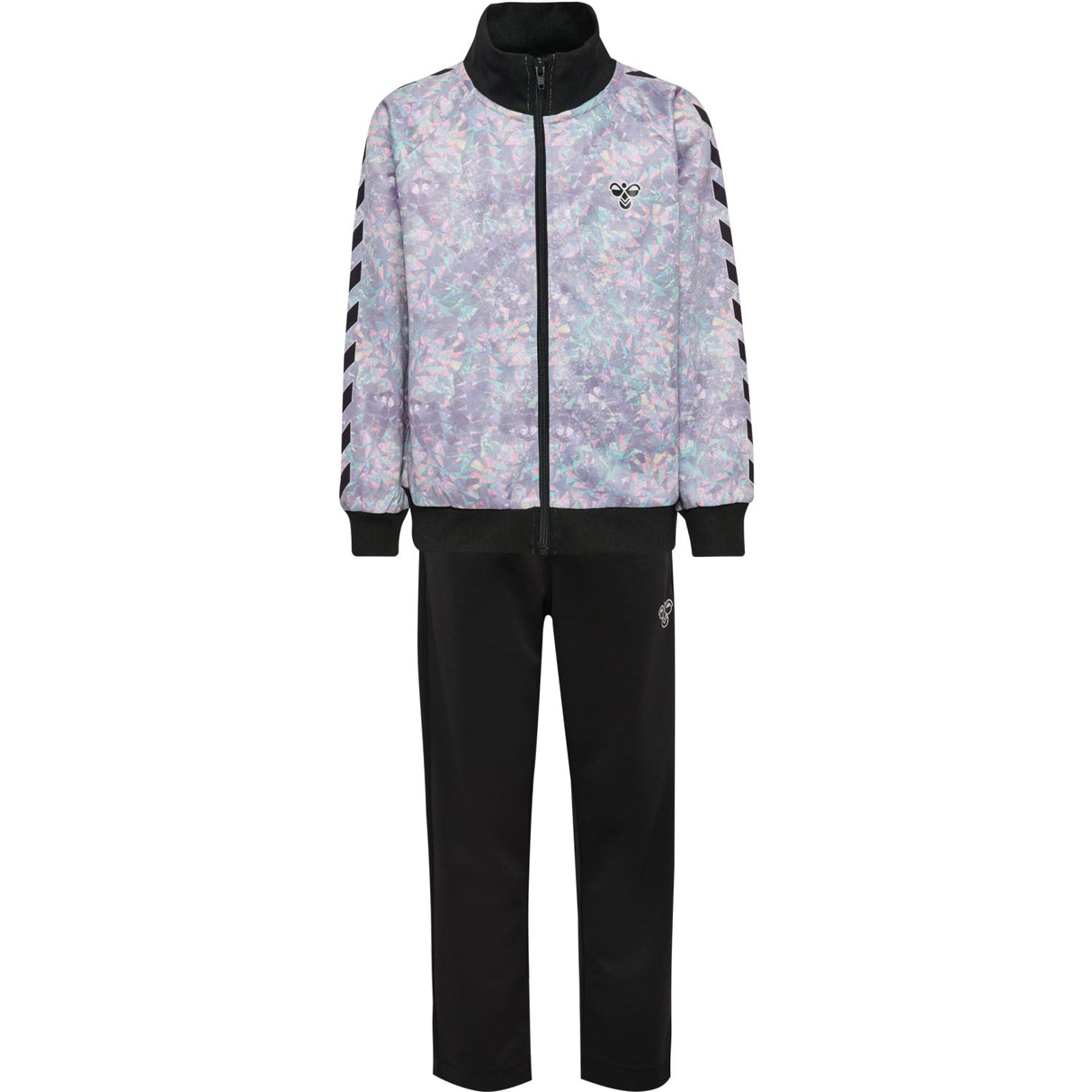 Hummel Black Jr Shimmer Track Drakt