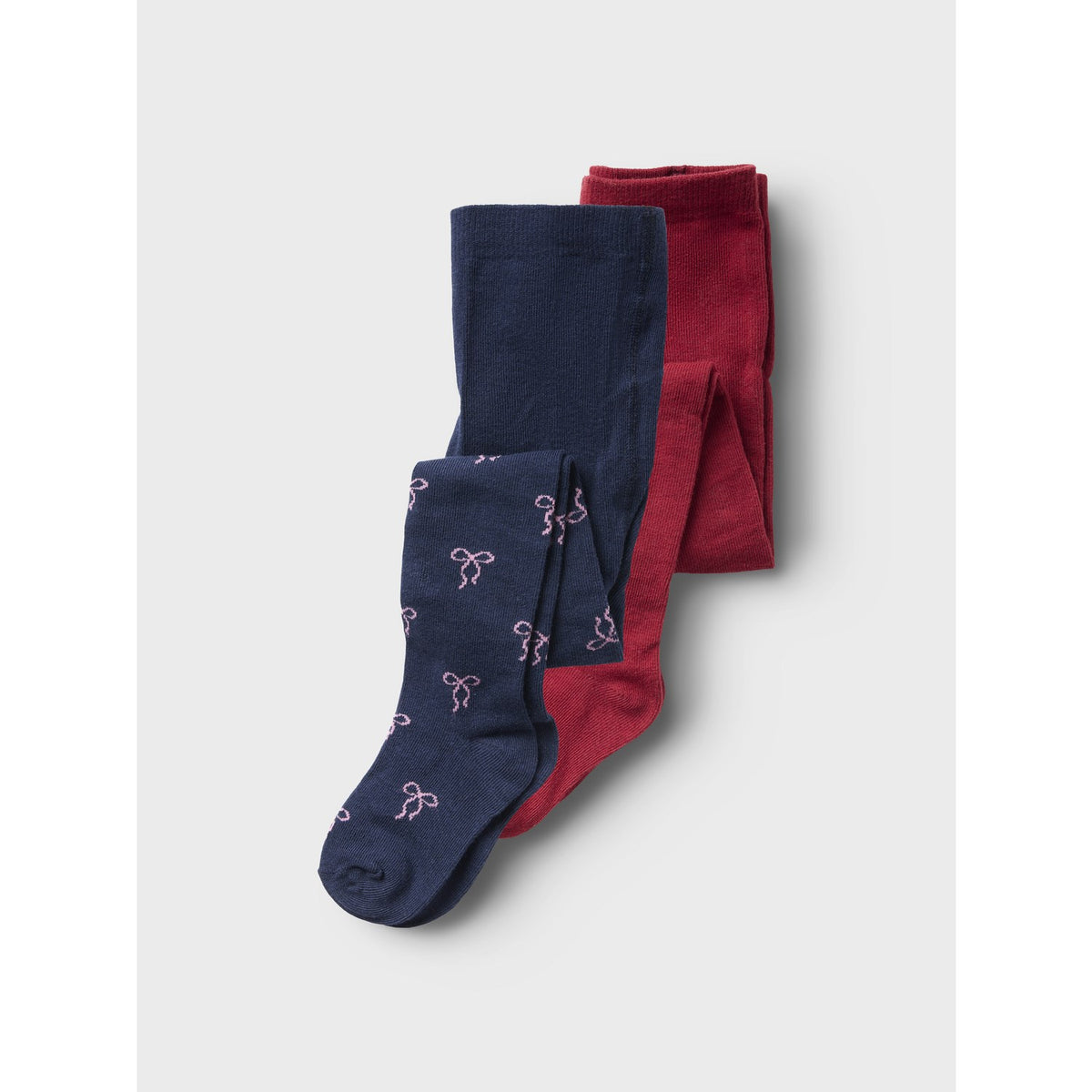 Name It Navy Blazer Red Dahlia Nmfvichristmas 2-Pakning Strømpebukser