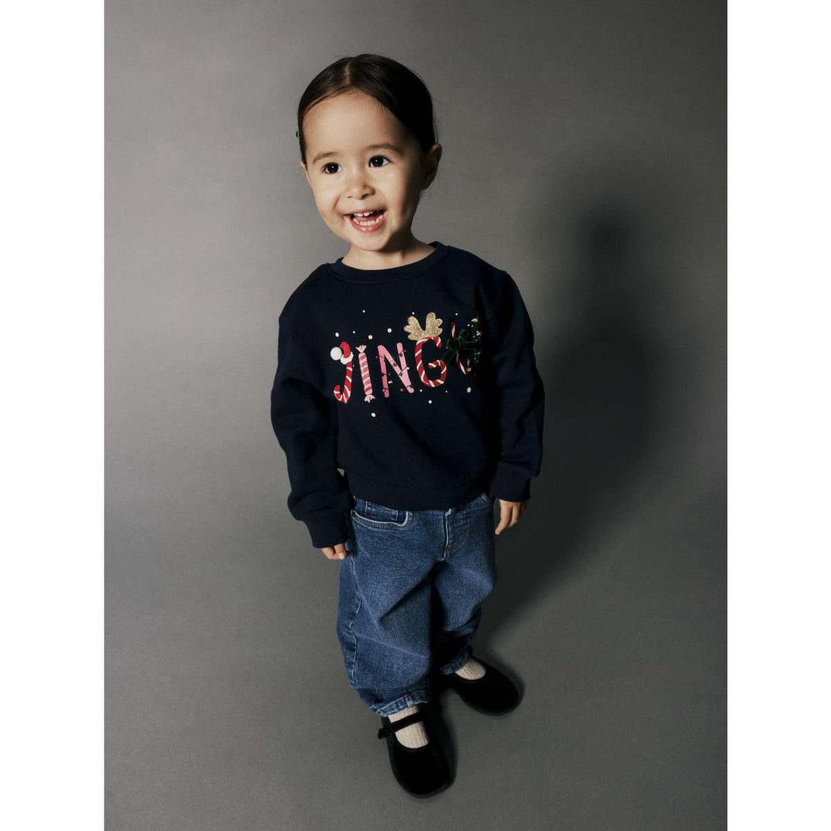 Name It Navy Blazer Nmfpolmax Ls Nreg Sweat Bru Eske