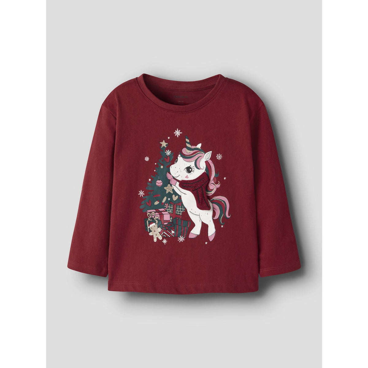 Name It Red Dahlia Nmfrepoler Ls Nreg Topp Eske