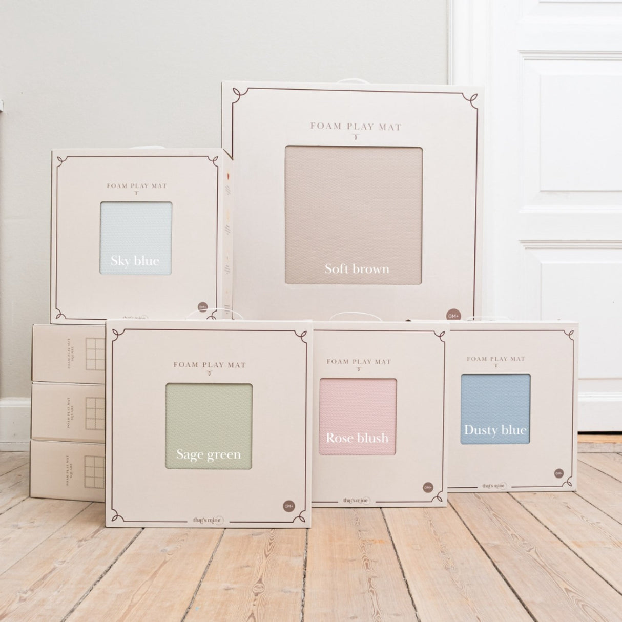 That's Mine Rose Blush Alva Foam Play Mat Square