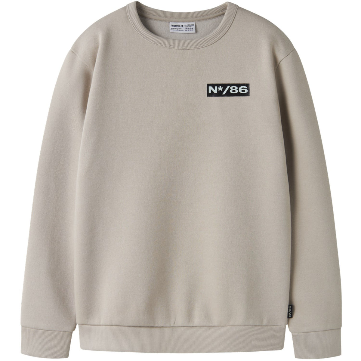 Name It Island Fossil Nkmrair Ls Nreg Sweat Bru Eske