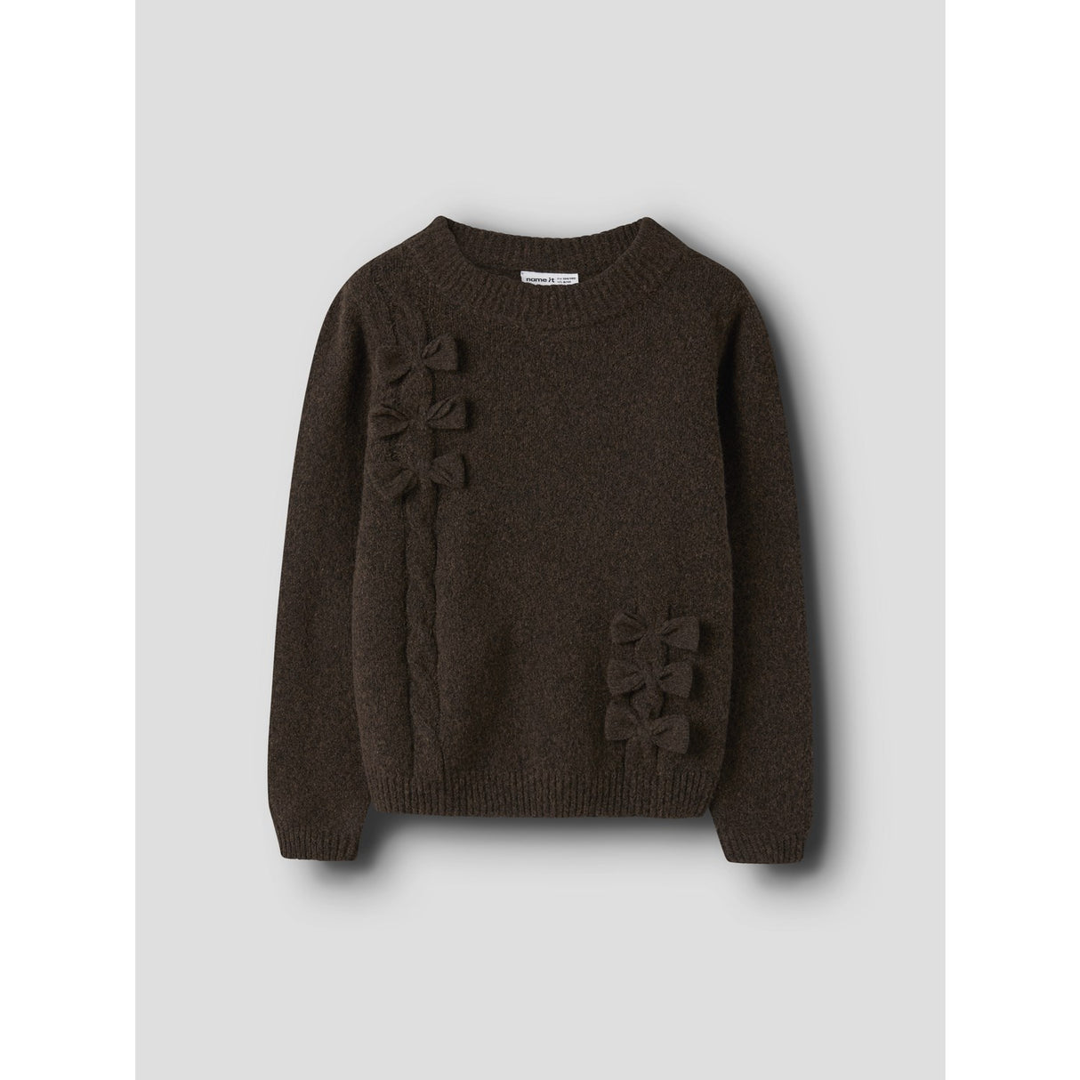 Name It Chocolate Plum Nkfojesmi Ls Strikk