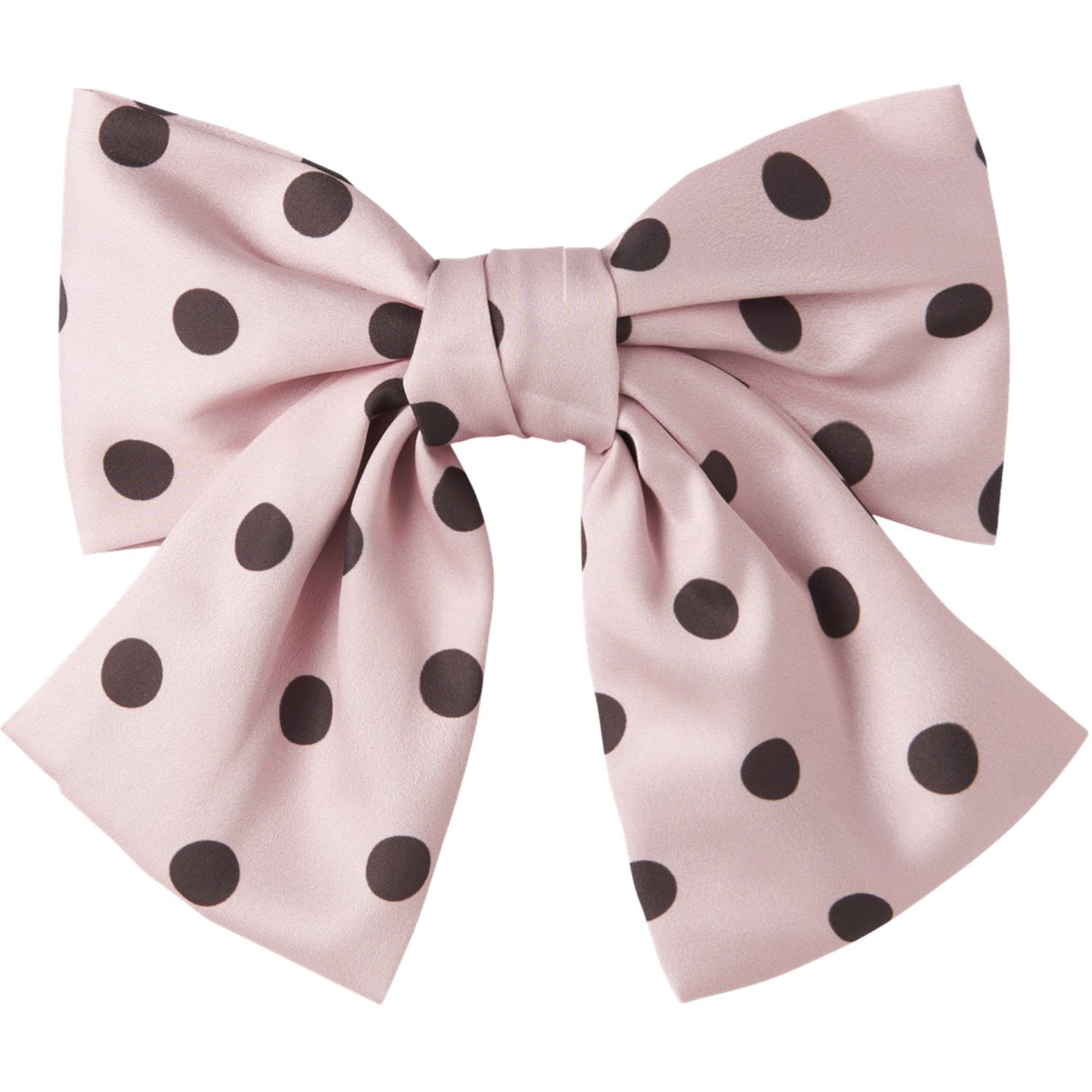 Name It Lotus Dots In Chocolate Plum Nkfnolina Hairbow