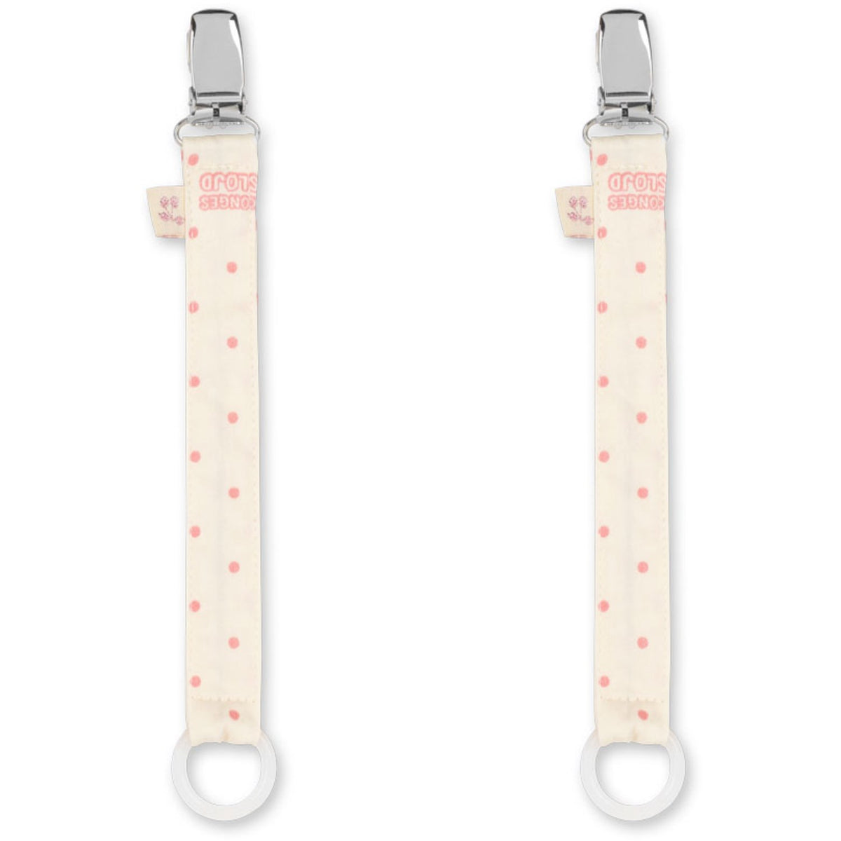 Konges Sløjd Cherry Dot 2 Pakke Smokk Stropp