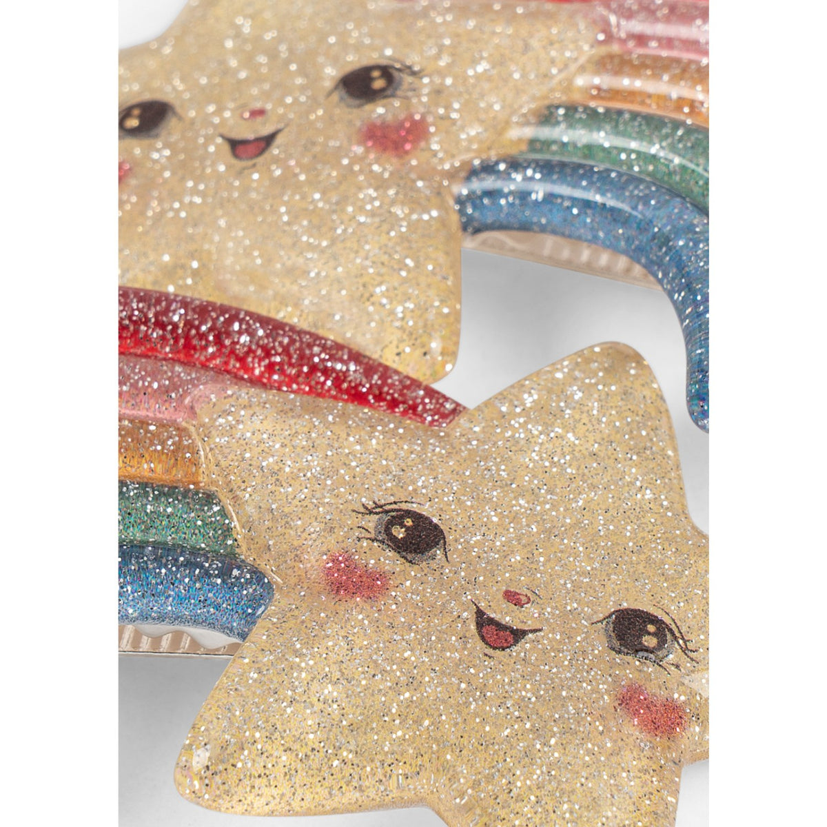 Konges Sløjd Multi 2 Pakke Rainbow Star Hair Clip