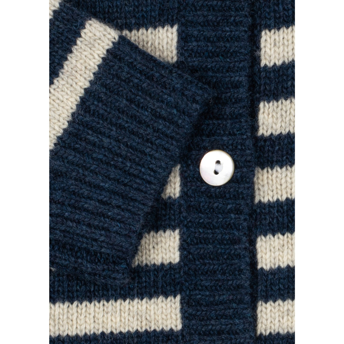 Konges Sløjd Blue Stripe Billi Strikk Cardigan