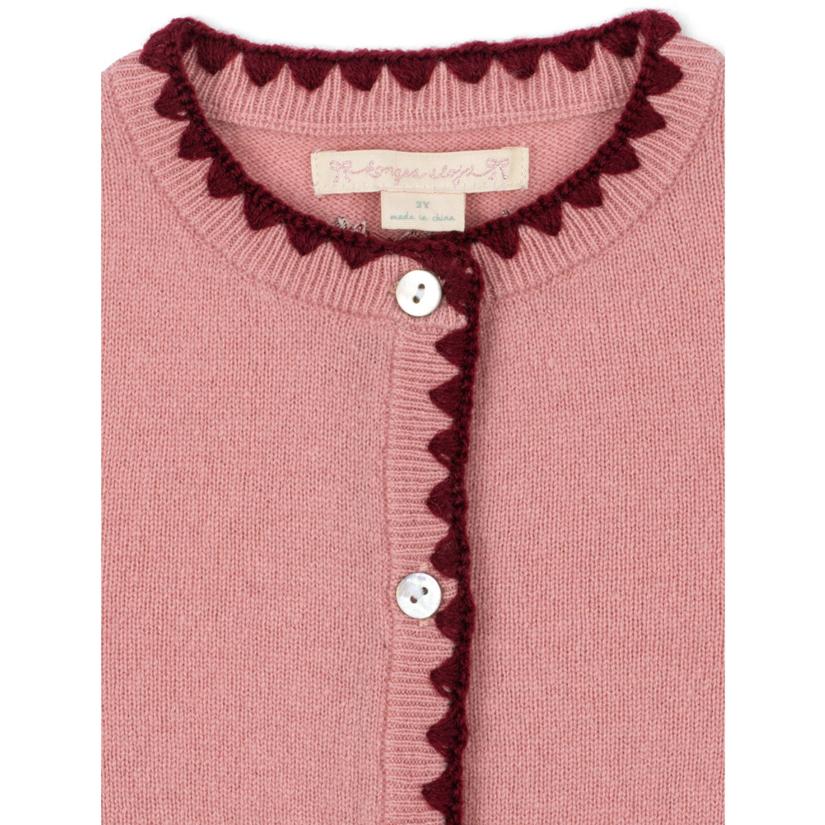 Konges Sløjd Pale Blush Collette Cardigan
