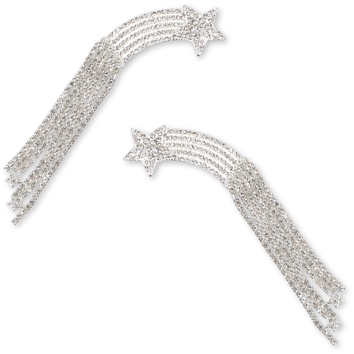 Konges Sløjd Silver Mix 2 Pakke Sparkly Star Hairclip