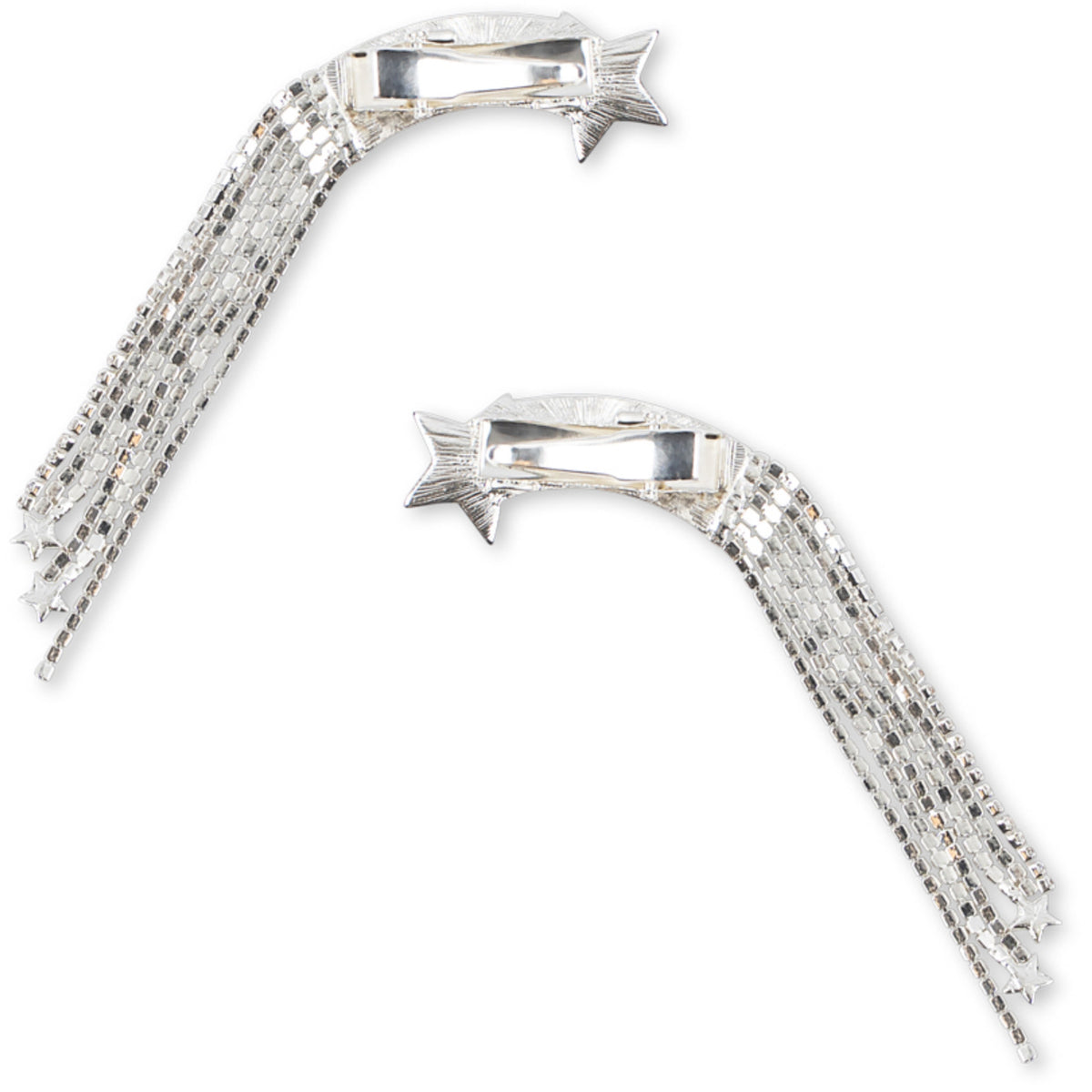 Konges Sløjd Silver Mix 2 Pakke Sparkly Star Hairclip