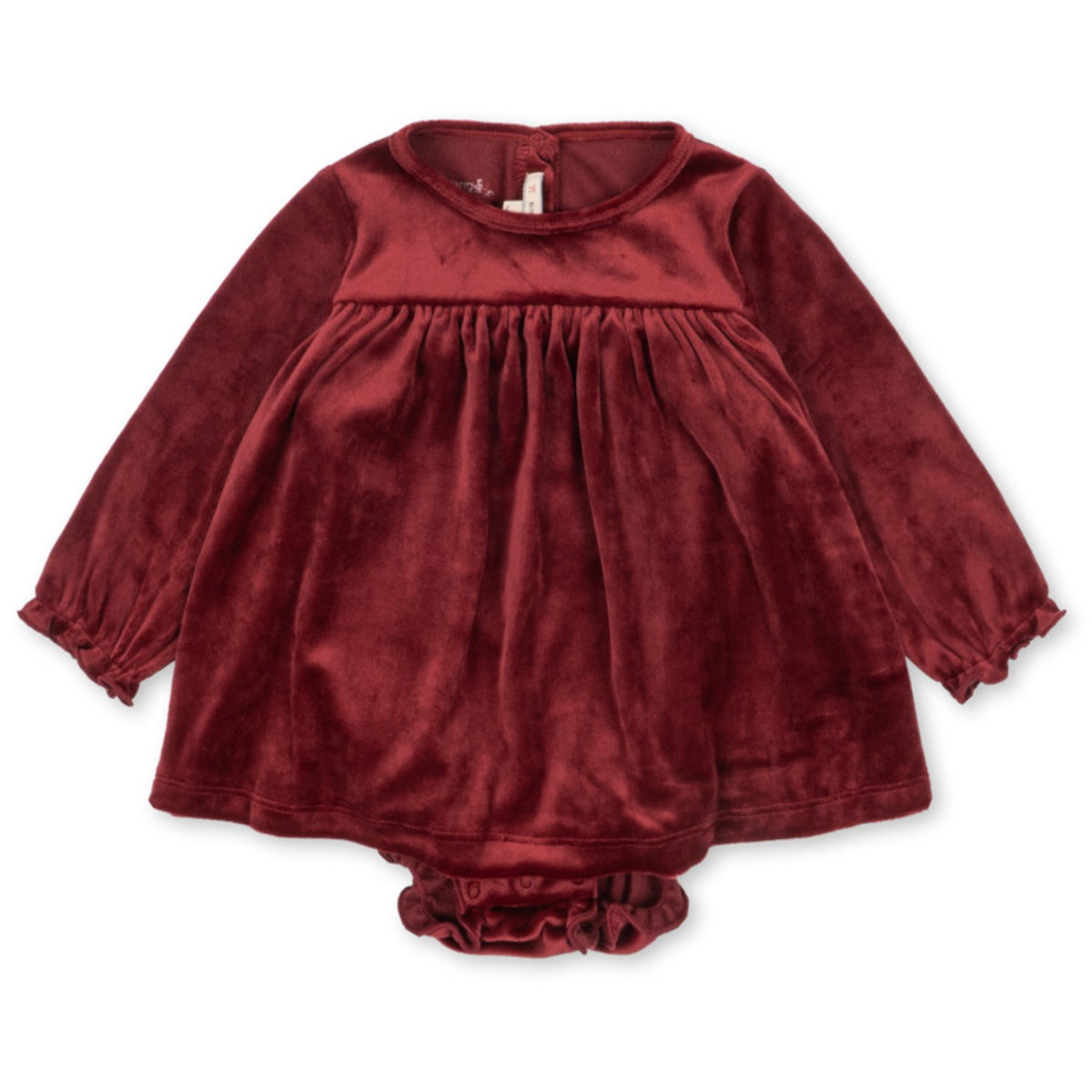 Konges Sløjd Red Dahlia Jingle Romper Kjole Grs