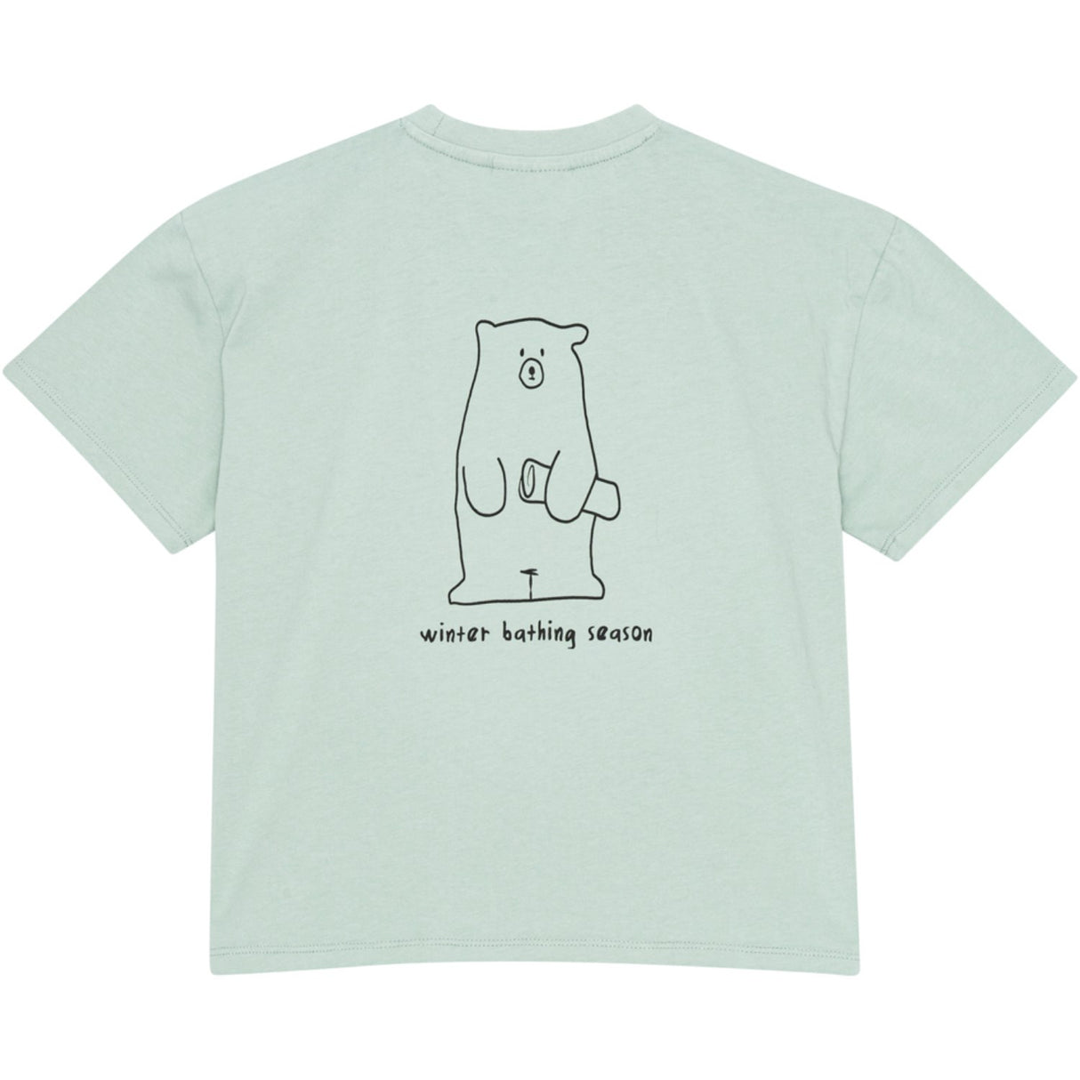 brunobruno nation Aqua Gray Nanna Winter Bathing T-Shirt