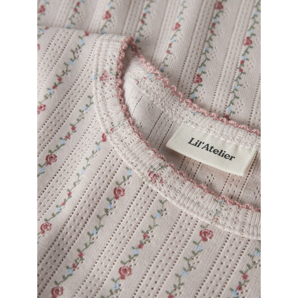 Lil'Atelier Morganite Flower Nmfrachello Dap Ss Slim Topp Lil