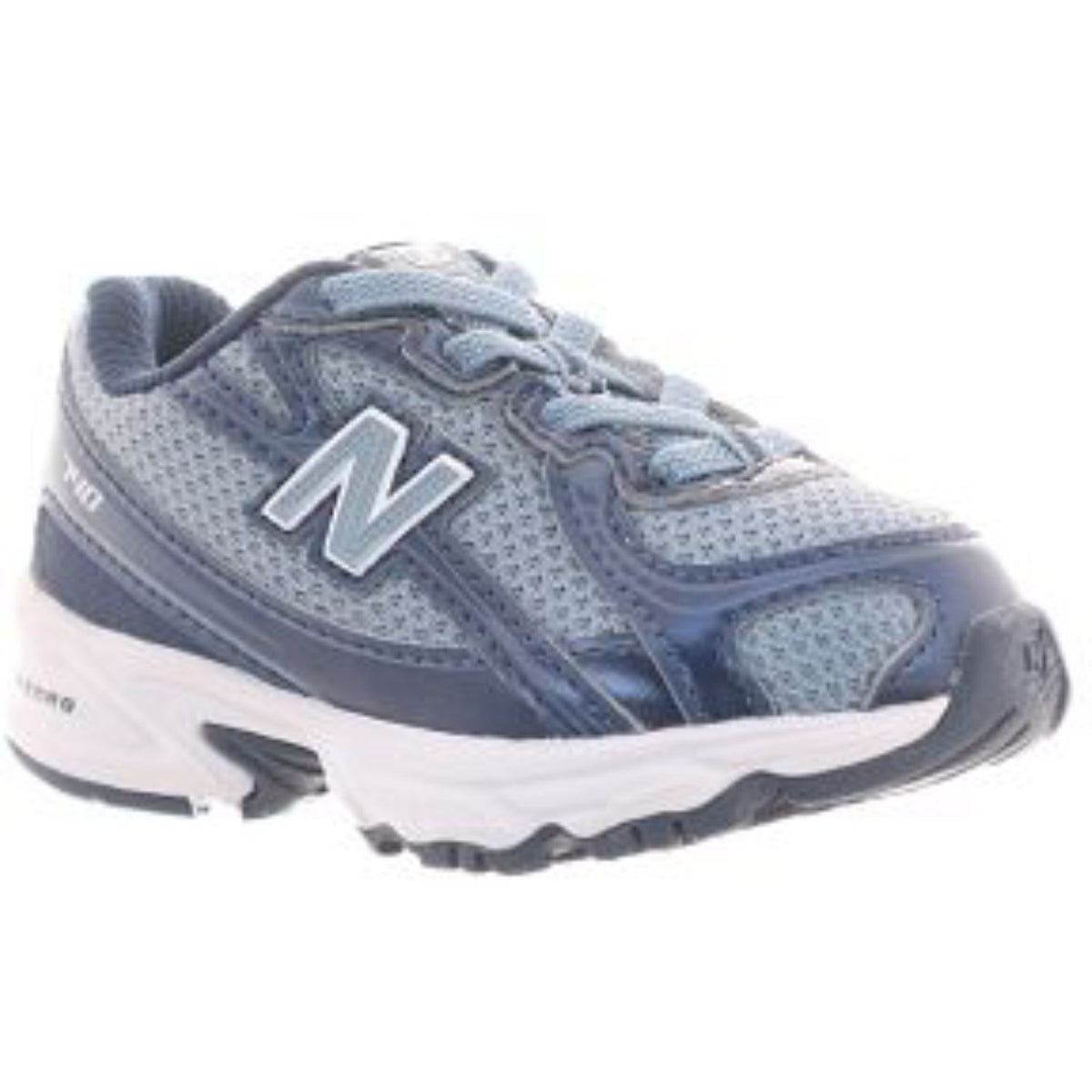 New Balance Shadow Blue 740 Kids Bungee Lace