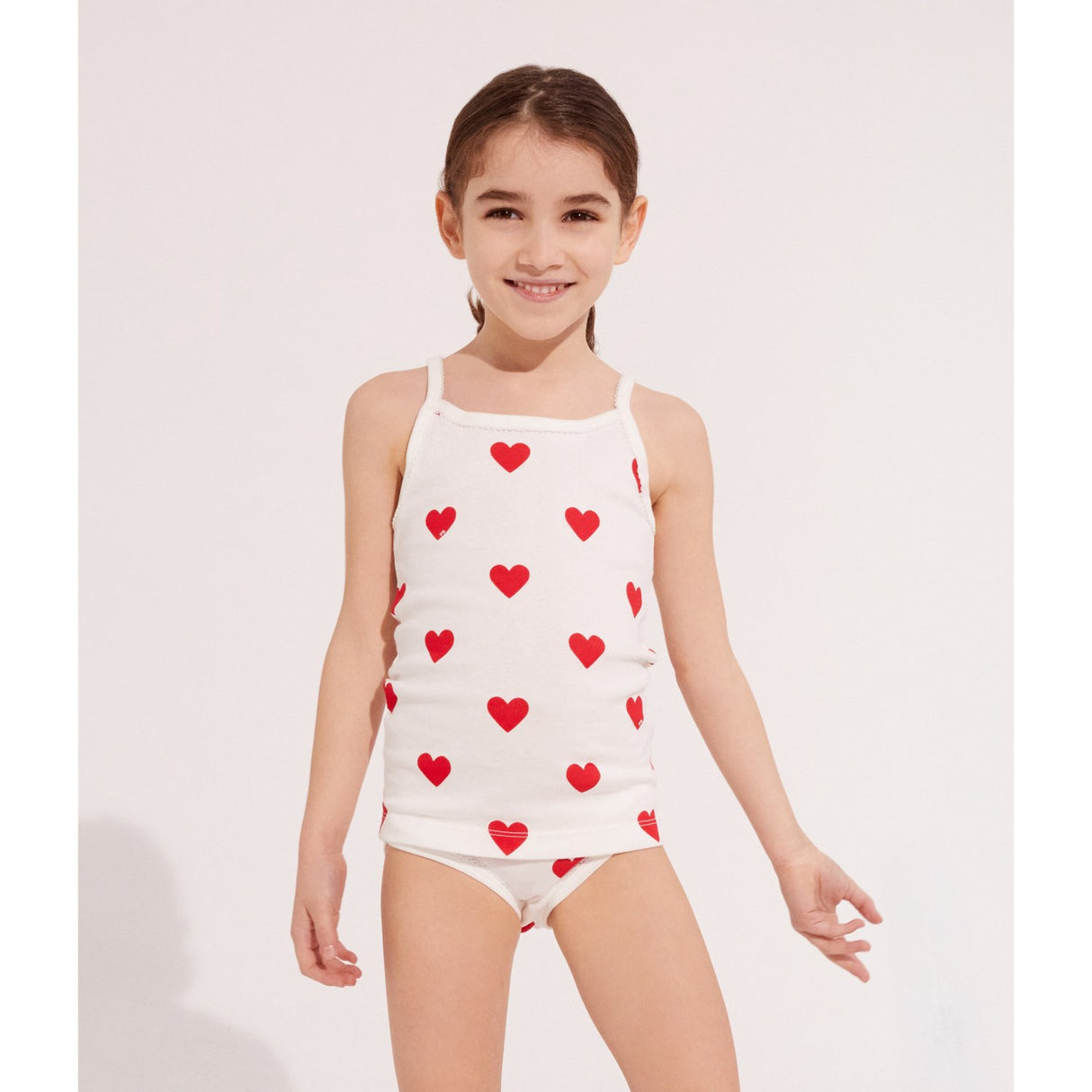 Petit Bateau Hearts Chemise Topp 2-pakning