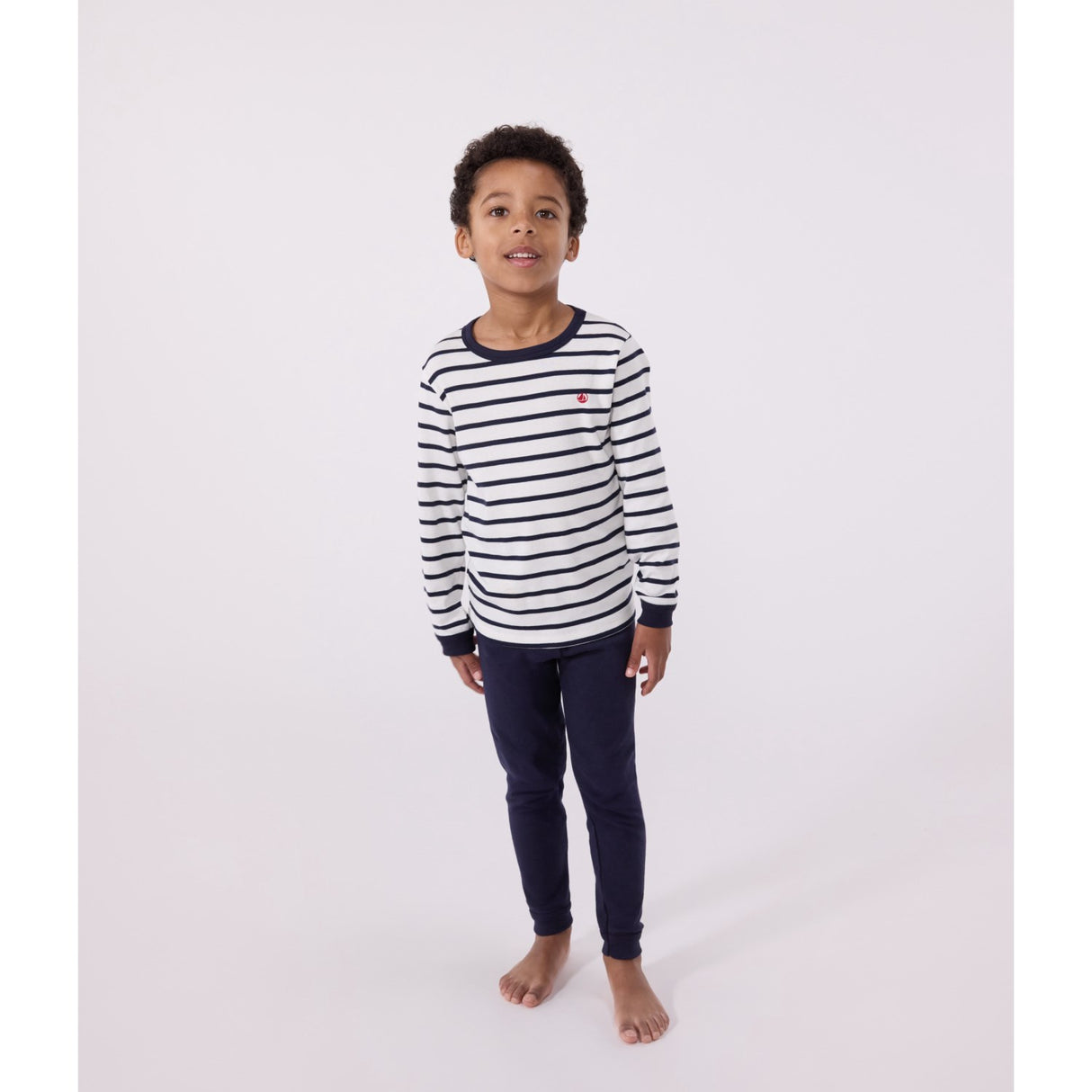Petit Bateau MARSHMALLOW/SMOKING Pyjama