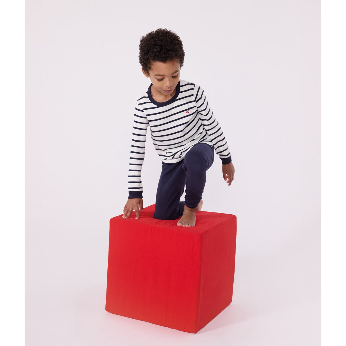 Petit Bateau MARSHMALLOW/SMOKING Pyjama