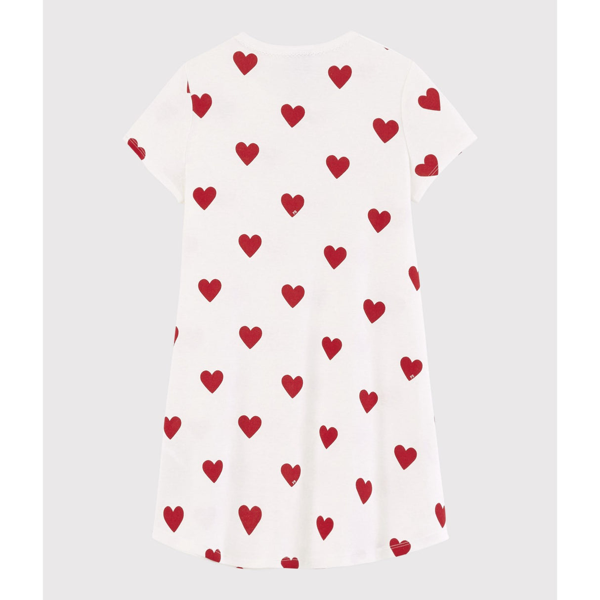 Petit Bateau MARSHMALLOW/TERKUIT Kort Ermer Kjole