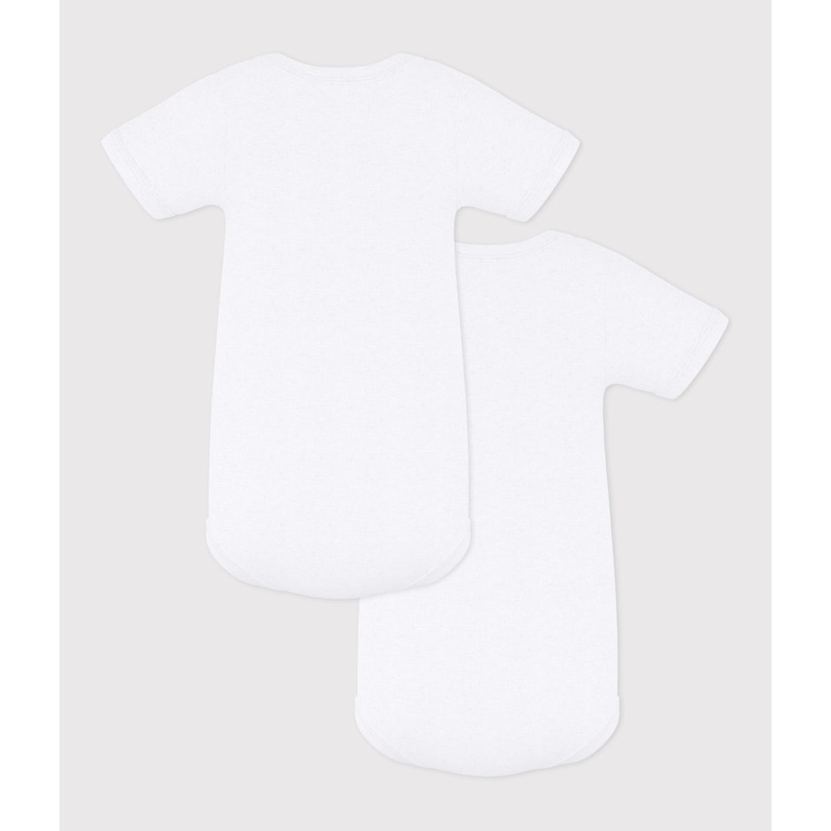 Petit Bateau White 2-pakning Body