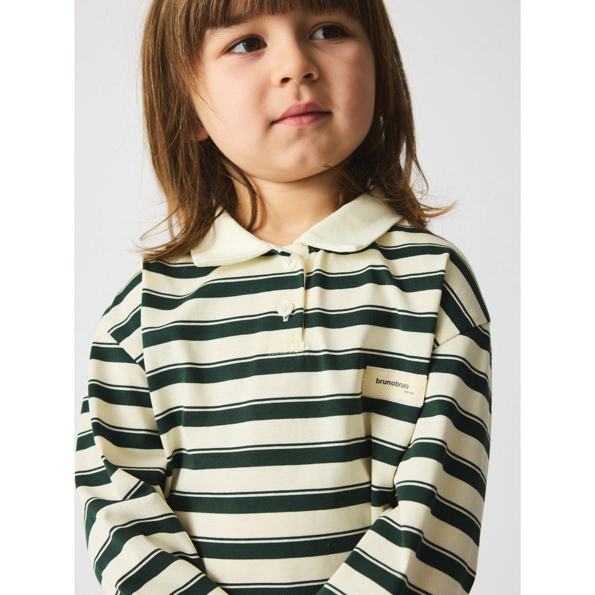 brunobruno nation Myrtle Jersey Stripe Kai Polo T-Shirt