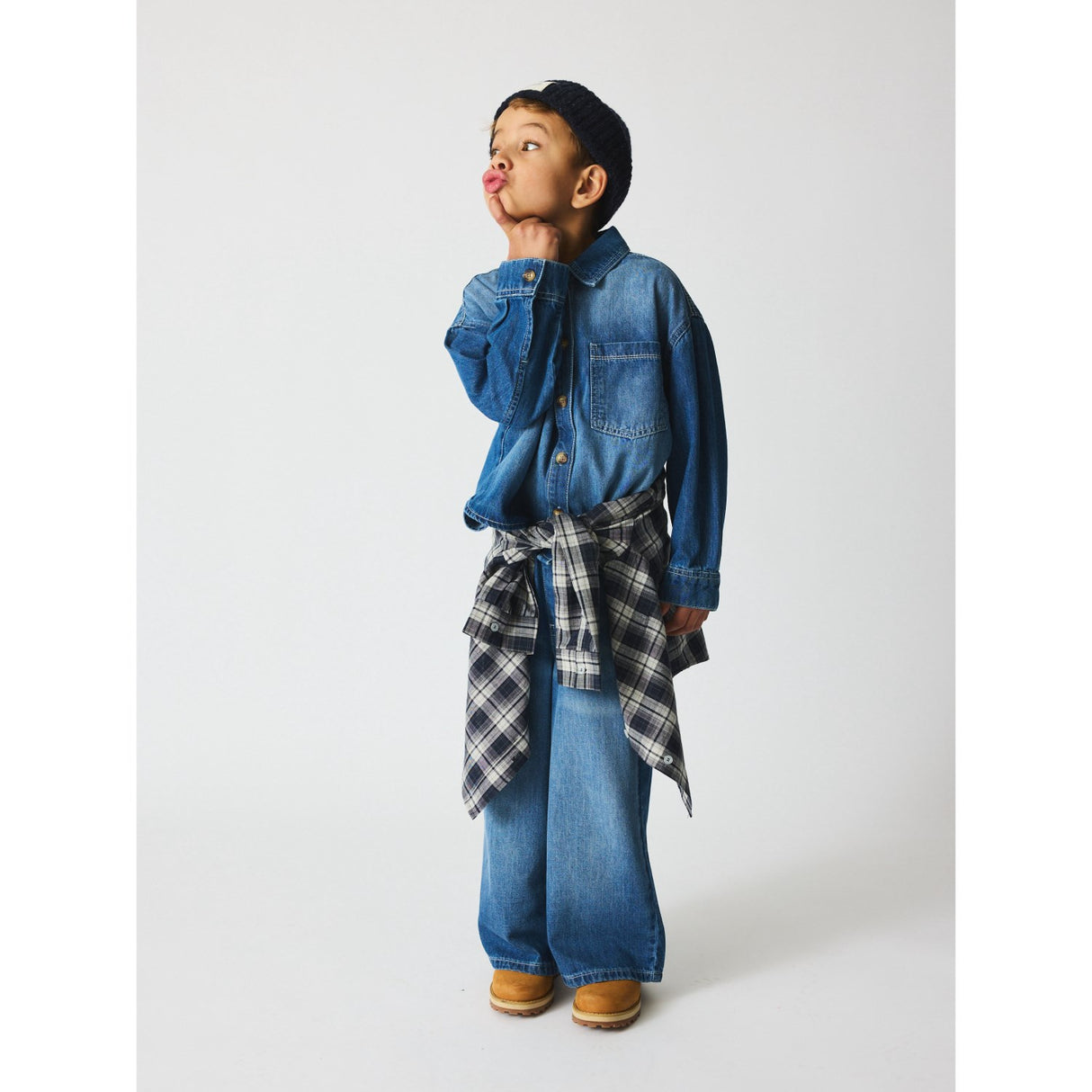 brunobruno nation Mid Blue Denim Flynny Jeans