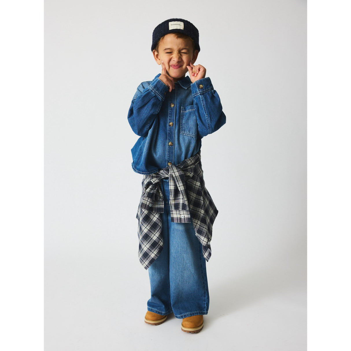 brunobruno nation Mid Blue Denim Flynny Jeans