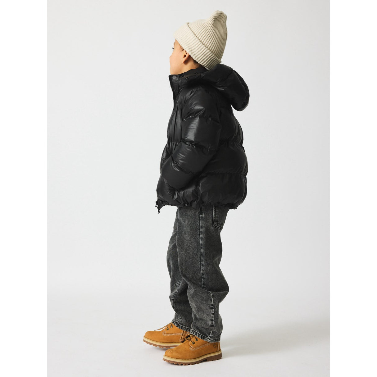 brunobruno nation Jet Black Edith Puffer Jakke