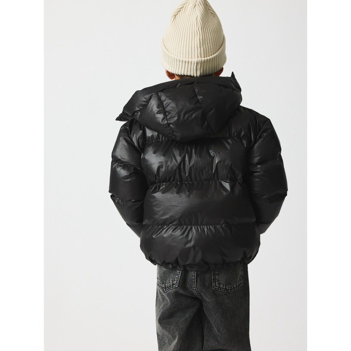 brunobruno nation Jet Black Edith Puffer Jakke