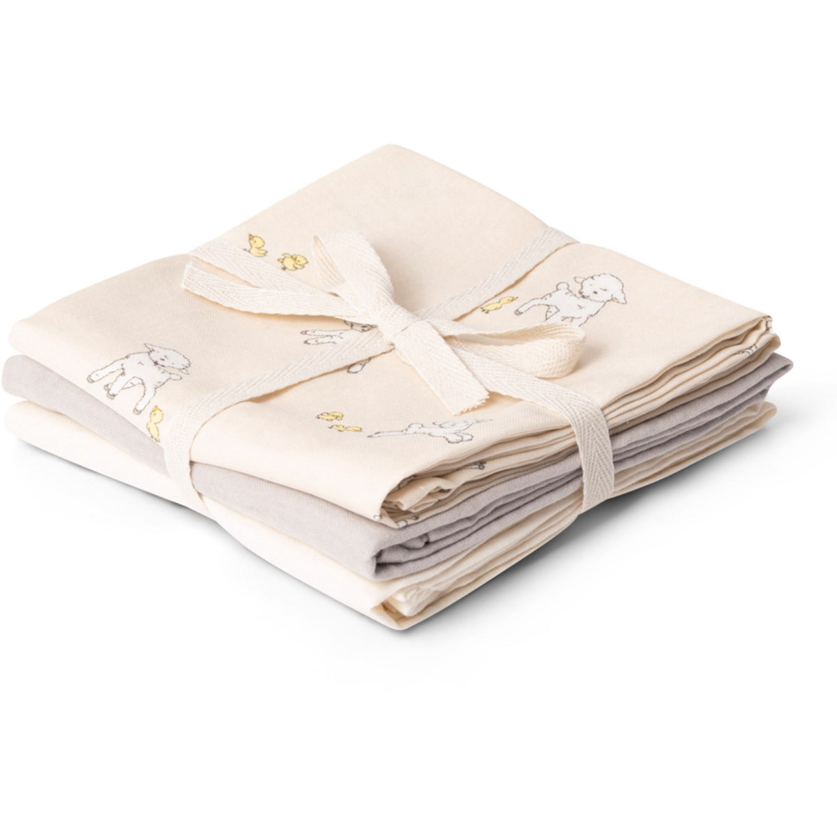 That's Mine Tiny Friends Bora Muslin Cloth 3-Pakning