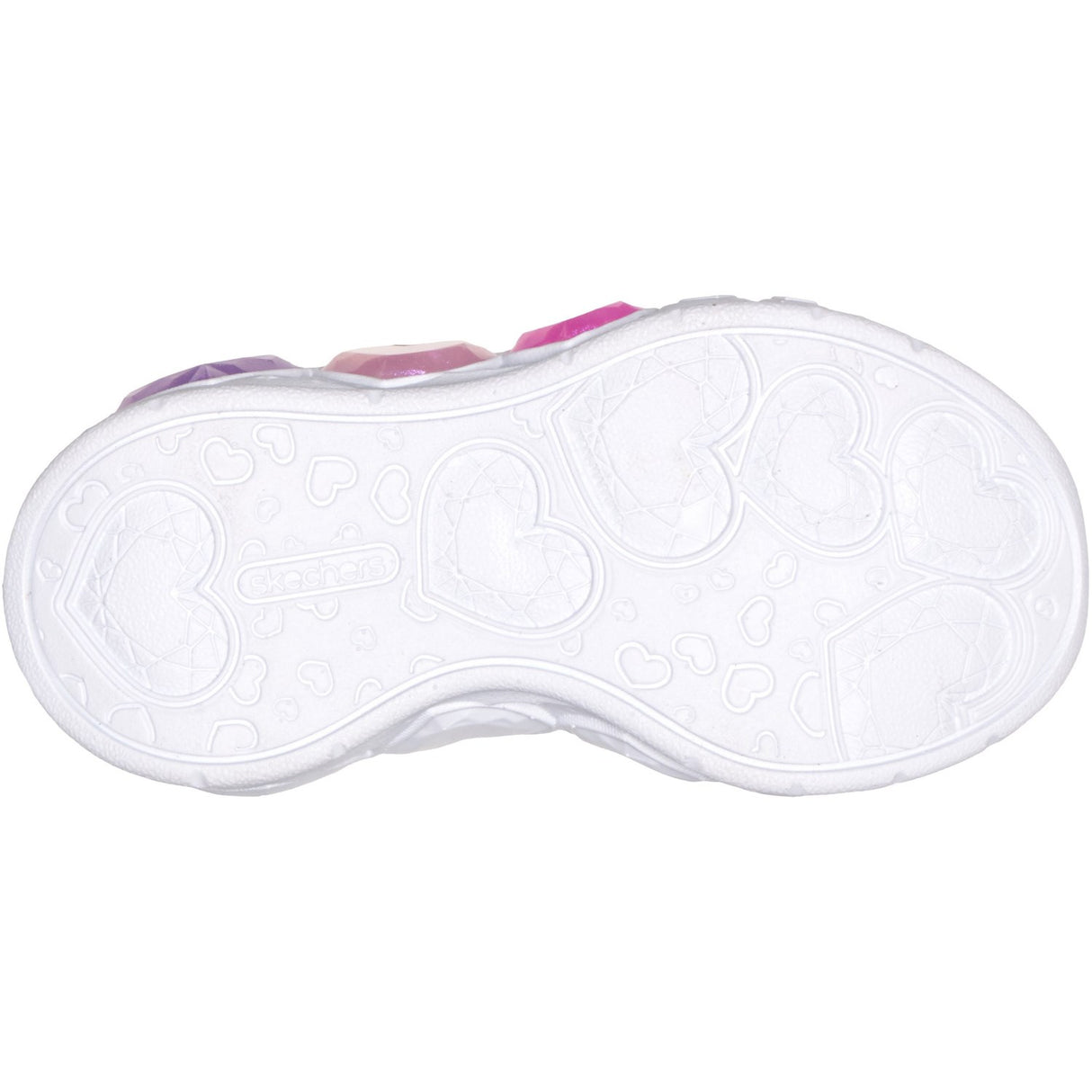 Skechers Pink Enchanted Heart Lights