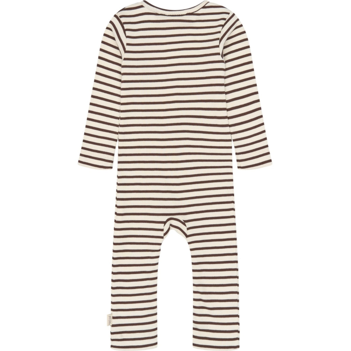 Petit Piao Chestnut Striped Ppsky L_S Buksedrakt