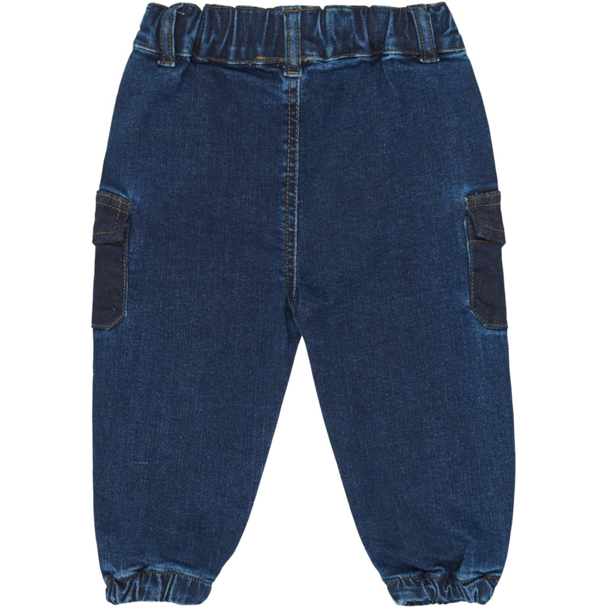Petit Piao Blue Denim Ppgelm Denim Bukser