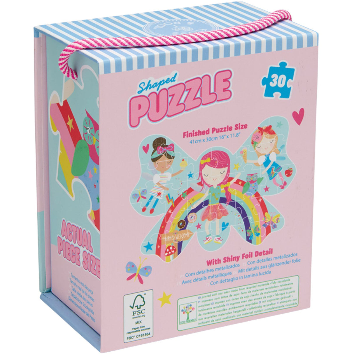 Floss & Rock Puslespil I Facon 30 Stk. - Rainbow Fe