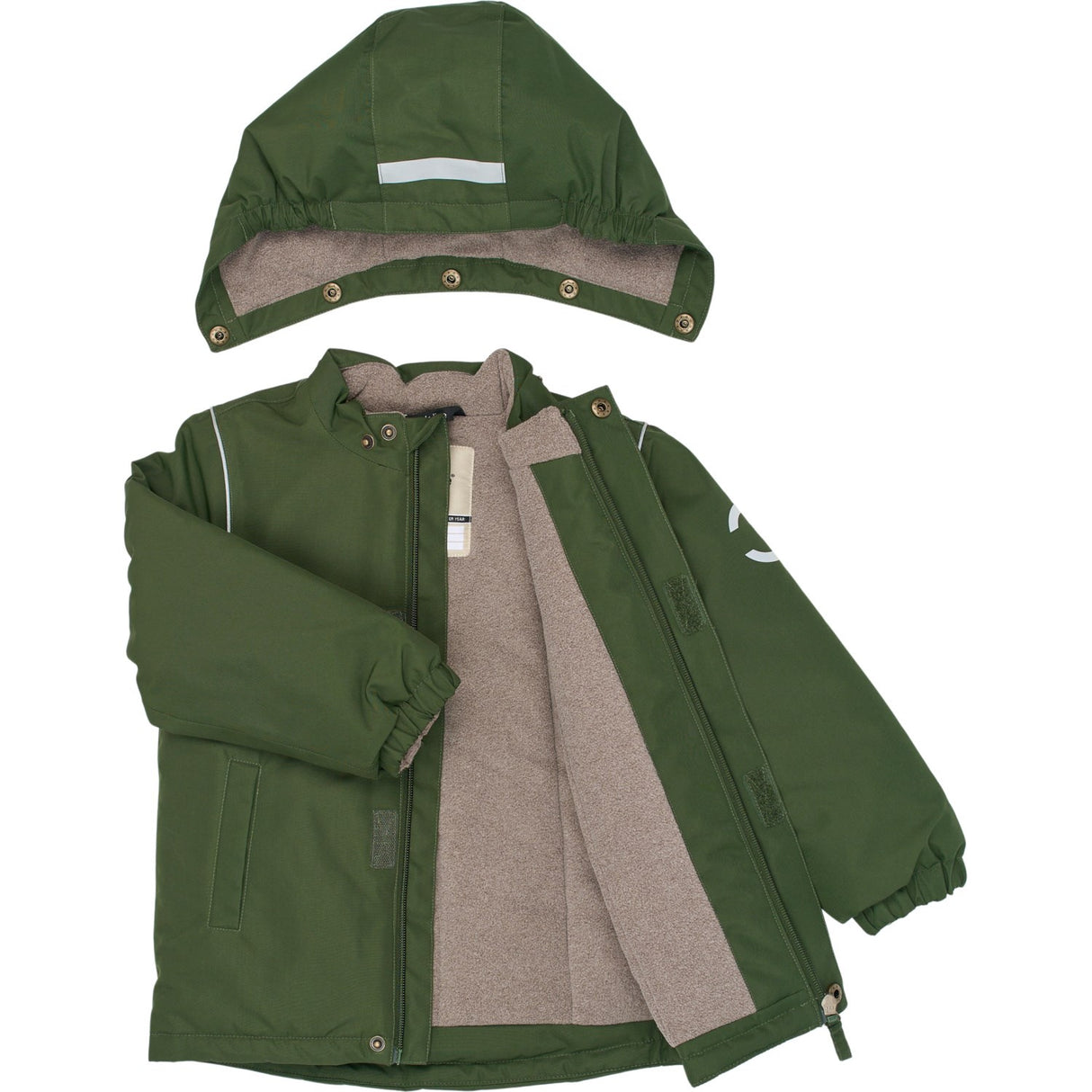 Mikk-Line Kombu Green Winter Jakke Solid