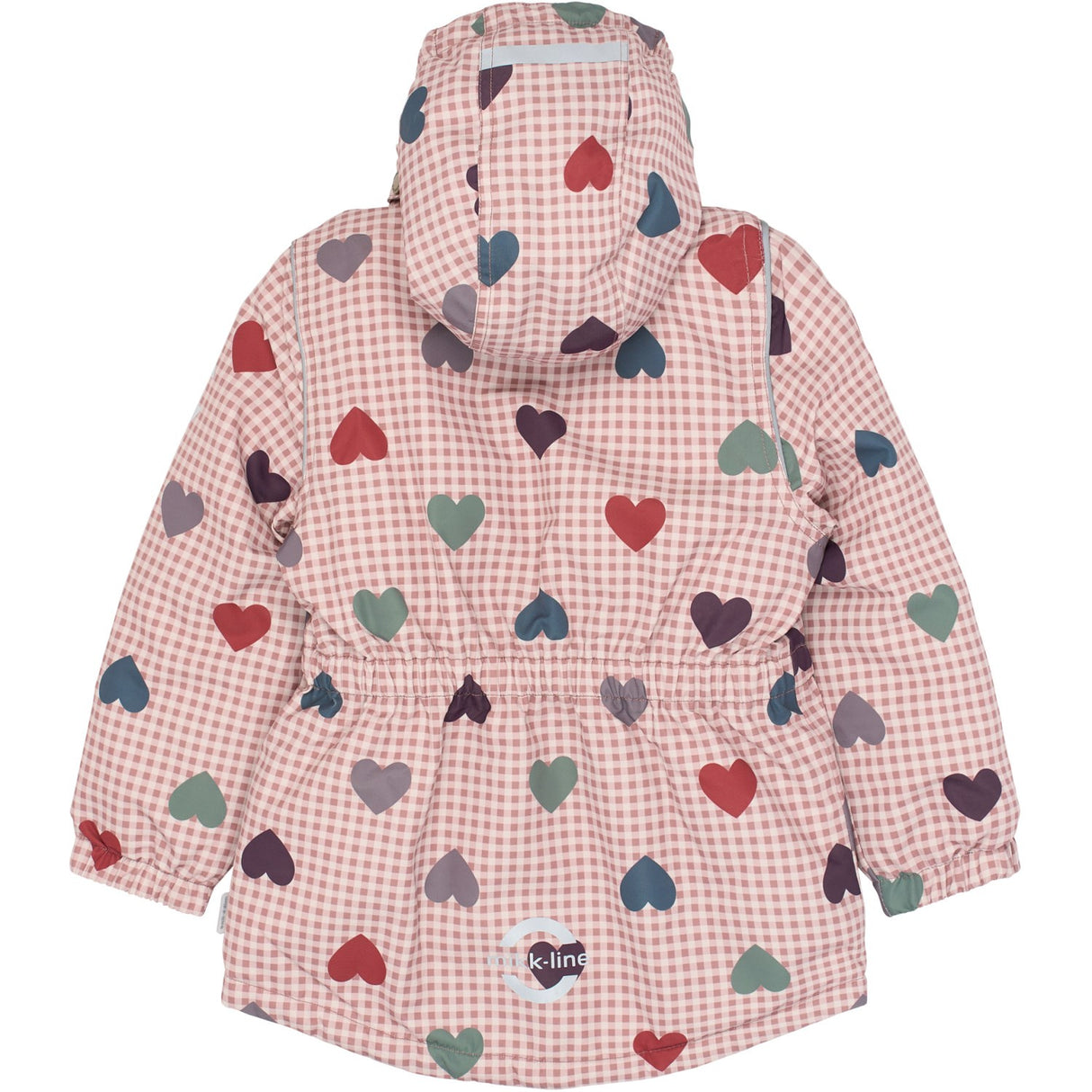Mikk-Line Heart AOP Winter Jakke Waist AOP