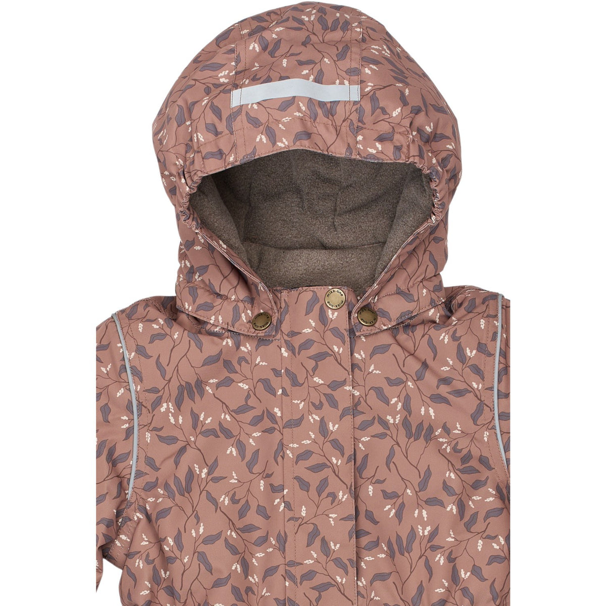 Mikk-Line Leaf AOP Winter Jakke Waist AOP