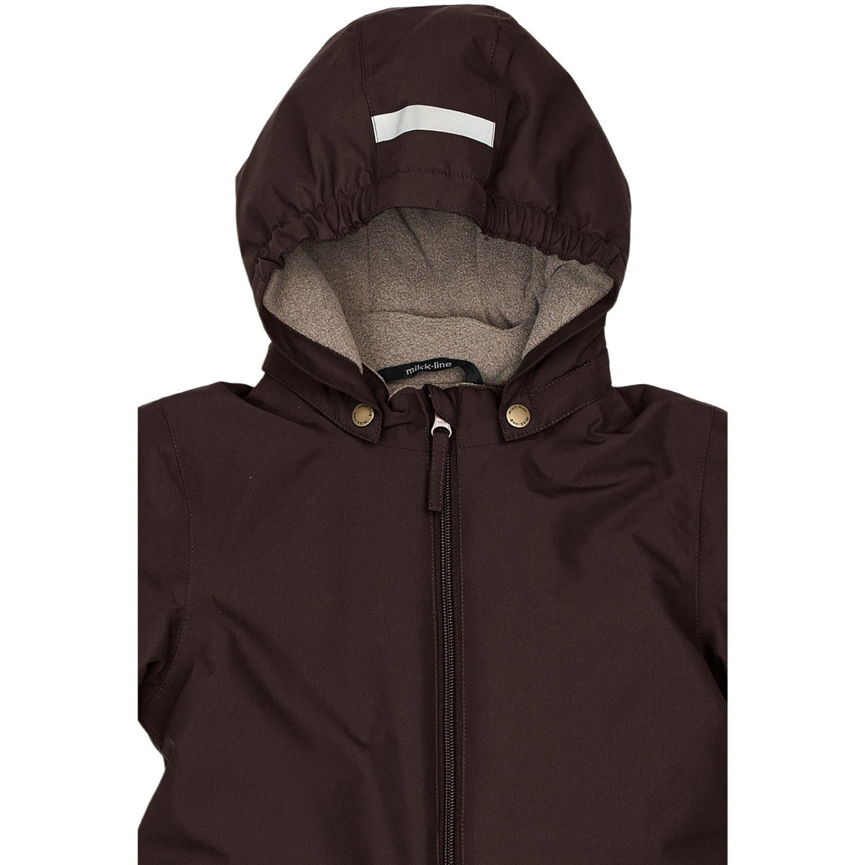 Mikk-Line Coffee Bean Snow Drakt Solid Brown