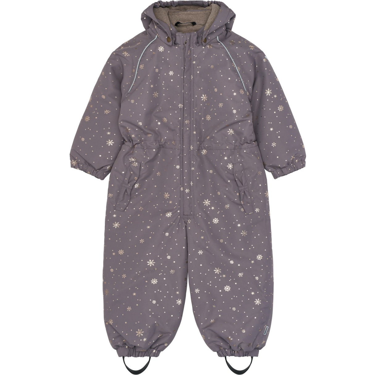 Mikk-Line Snowflake AOP Polyester Junior Drakt - Glitter