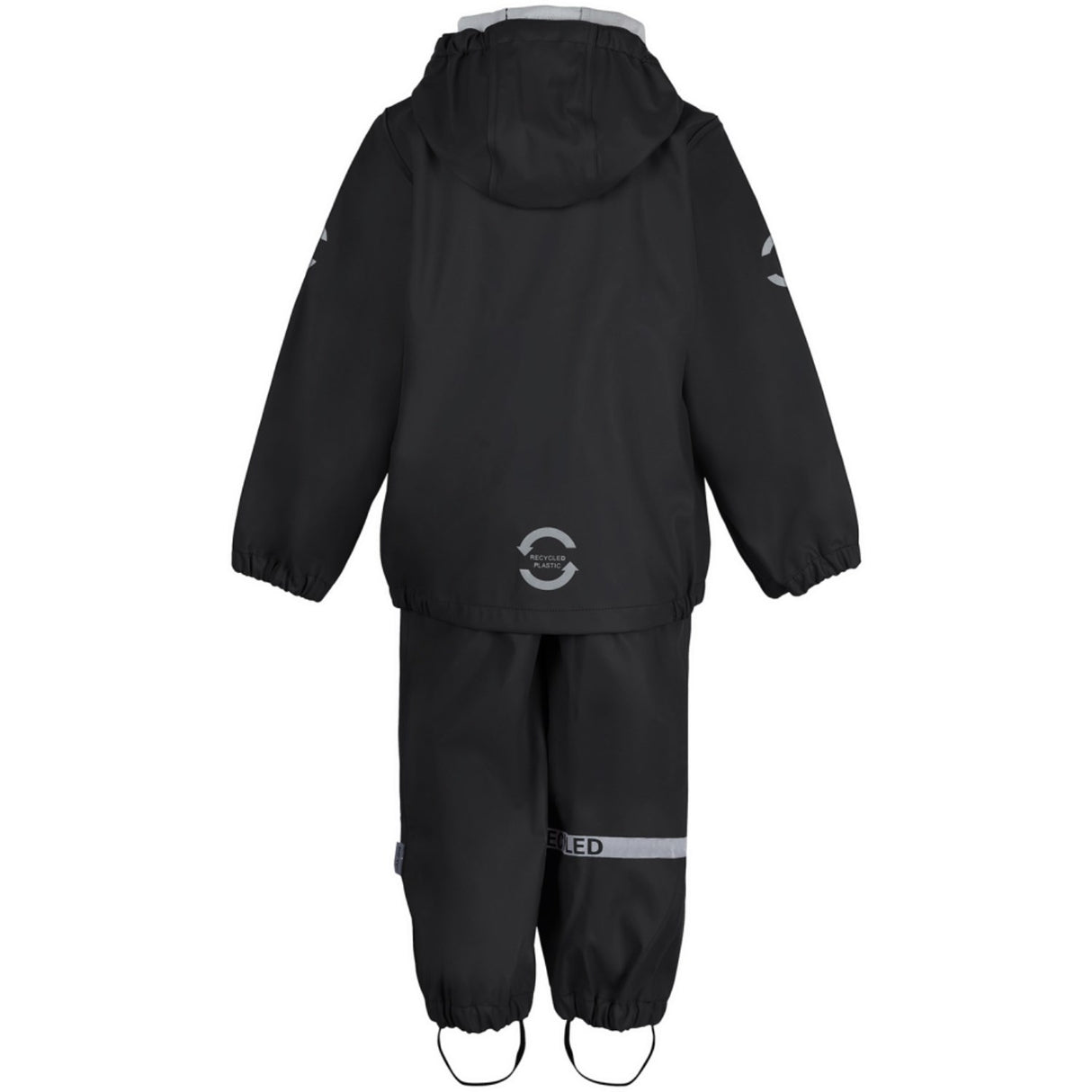 Mikk-Line Regntøj Jakke Og Bukser Black
