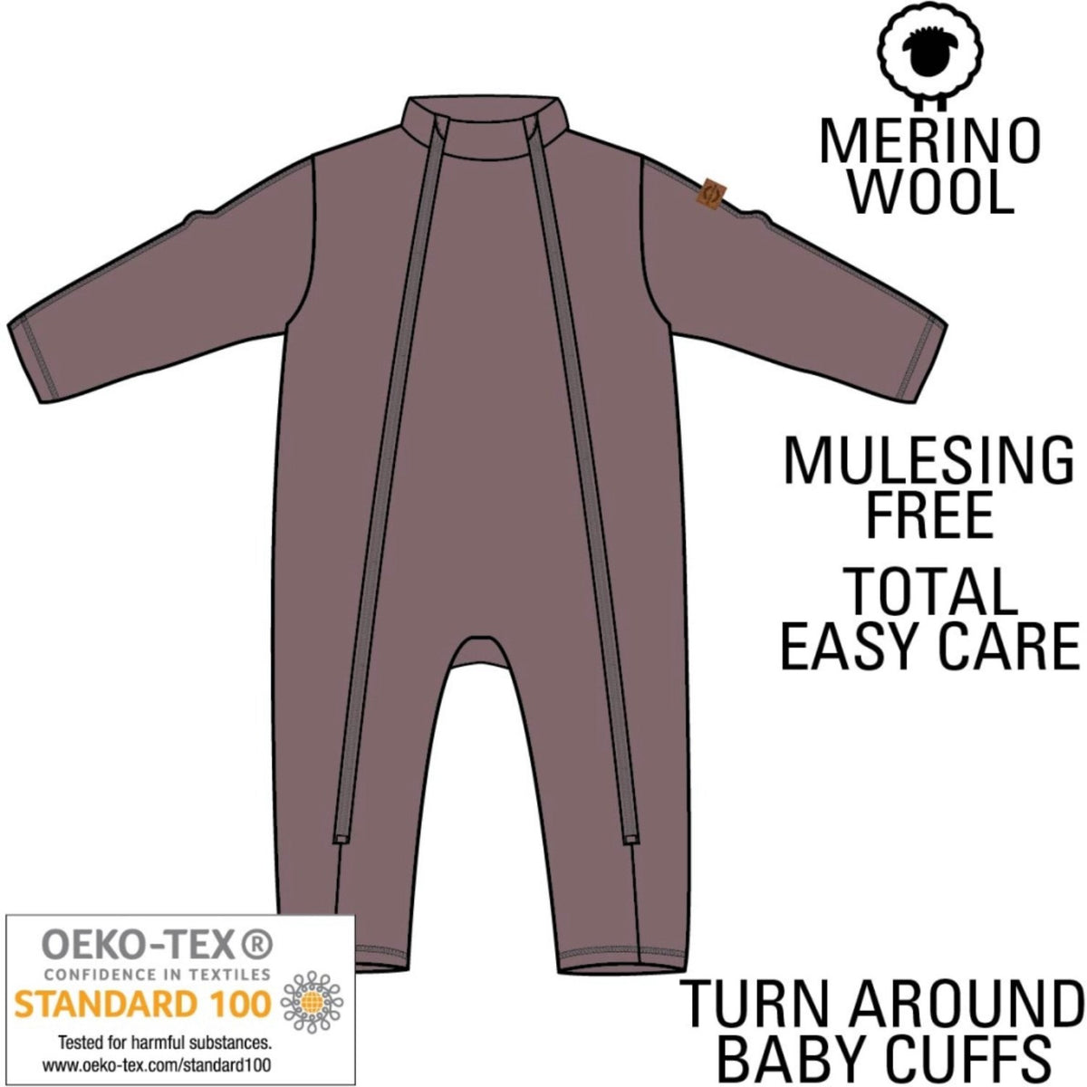 Mikk-Line Twilight Mauve Ull Drakt