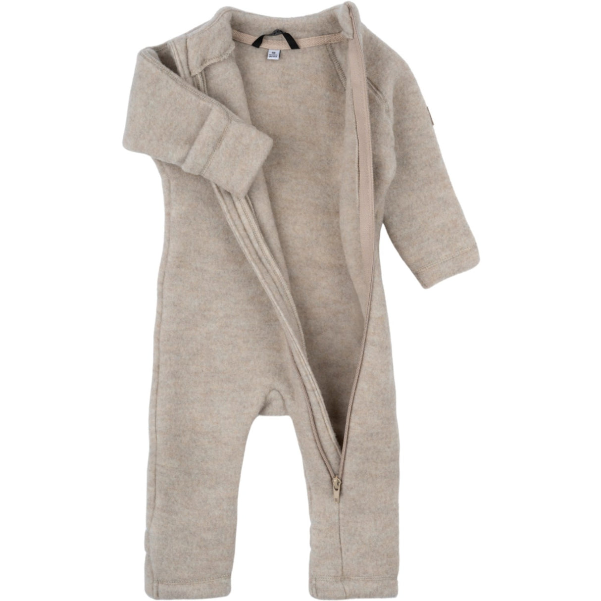 Mikk-Line Ull Heldrakt Melange Offwhite