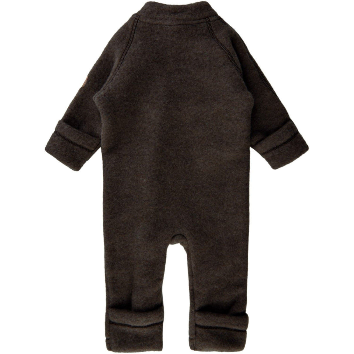 Mikk-Line Dark Brown Melange ulldress