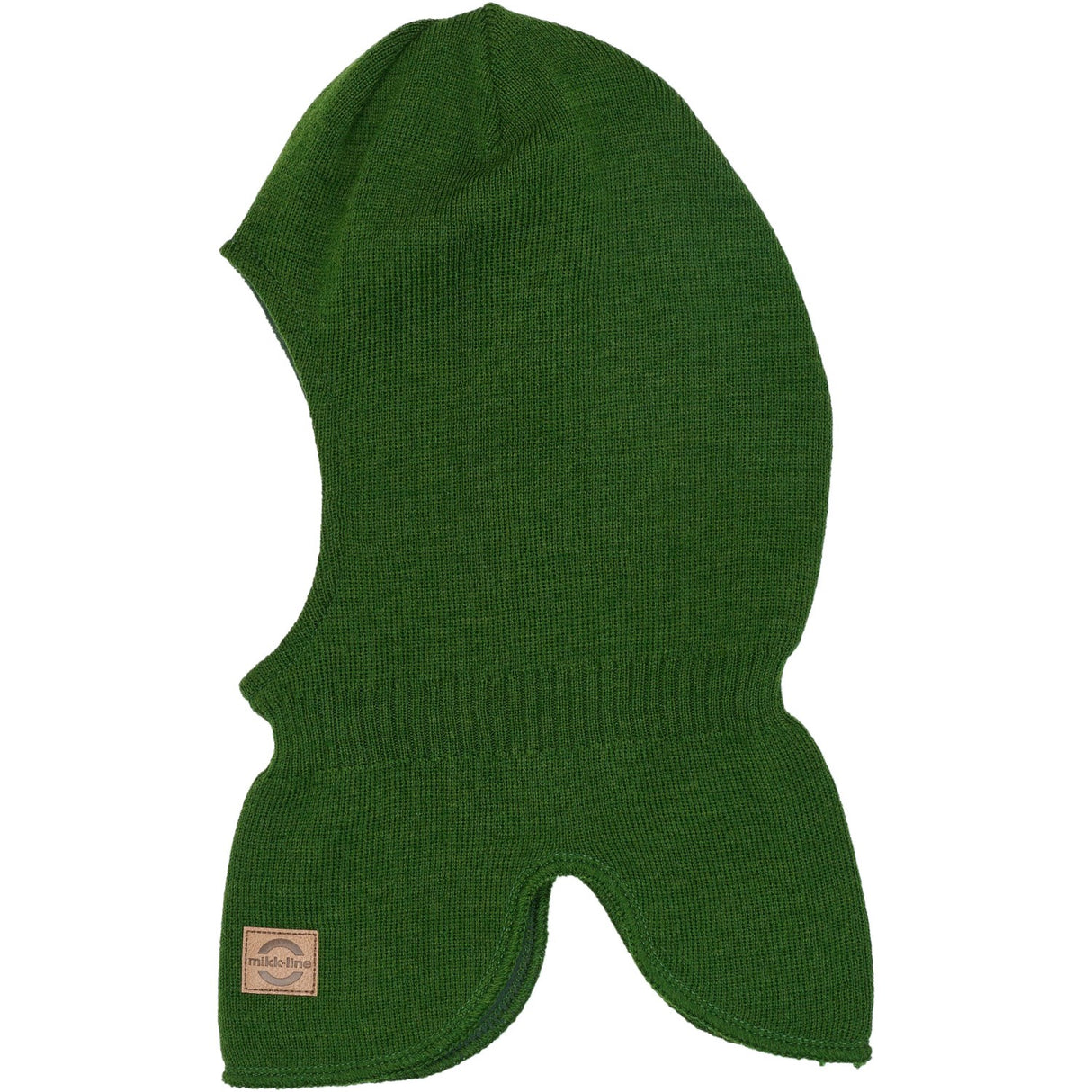 Mikk-Line Kombu Green Strikket Elefantlue Med Ull & Vindstop