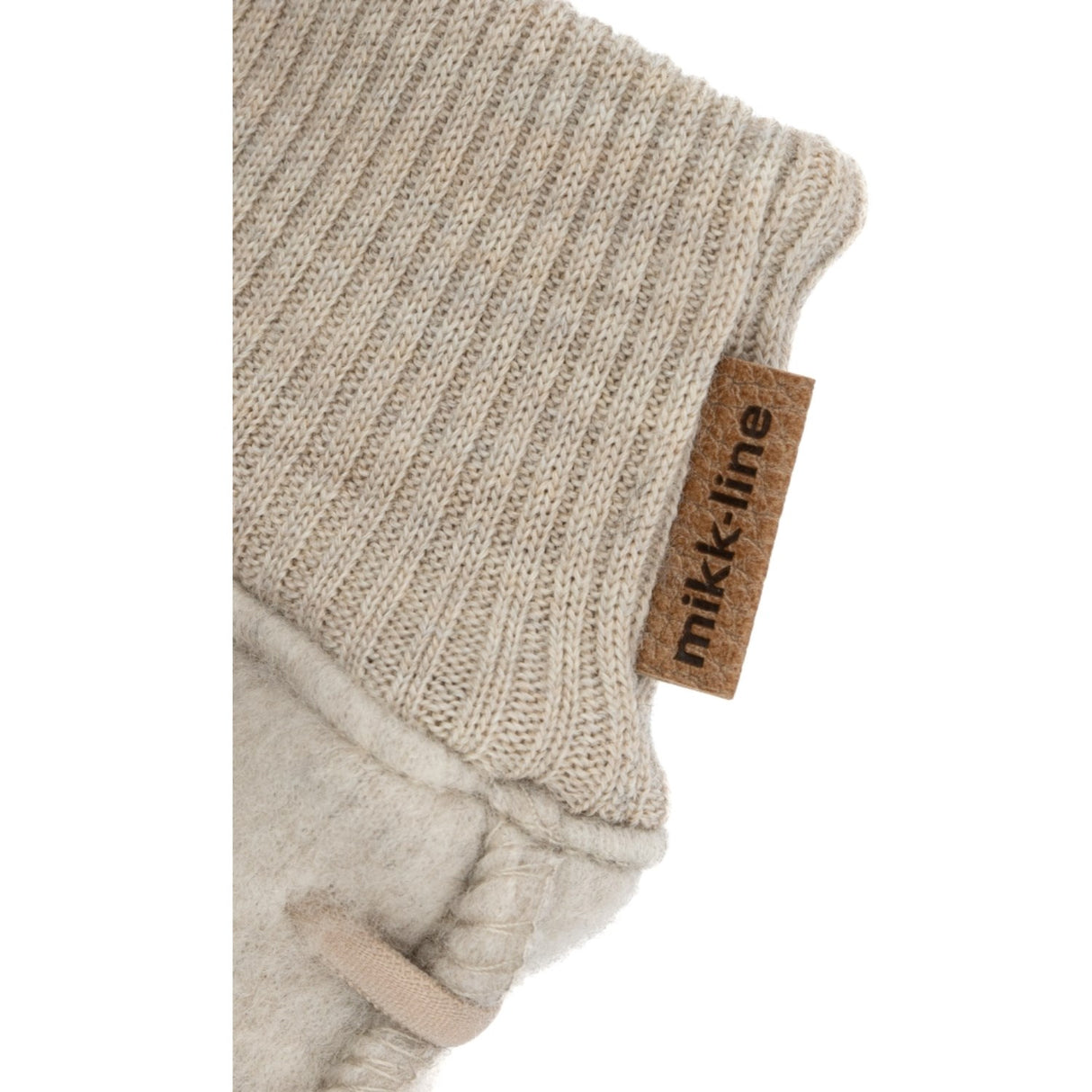 Mikk-Line Ull Votter Melange Offwhite