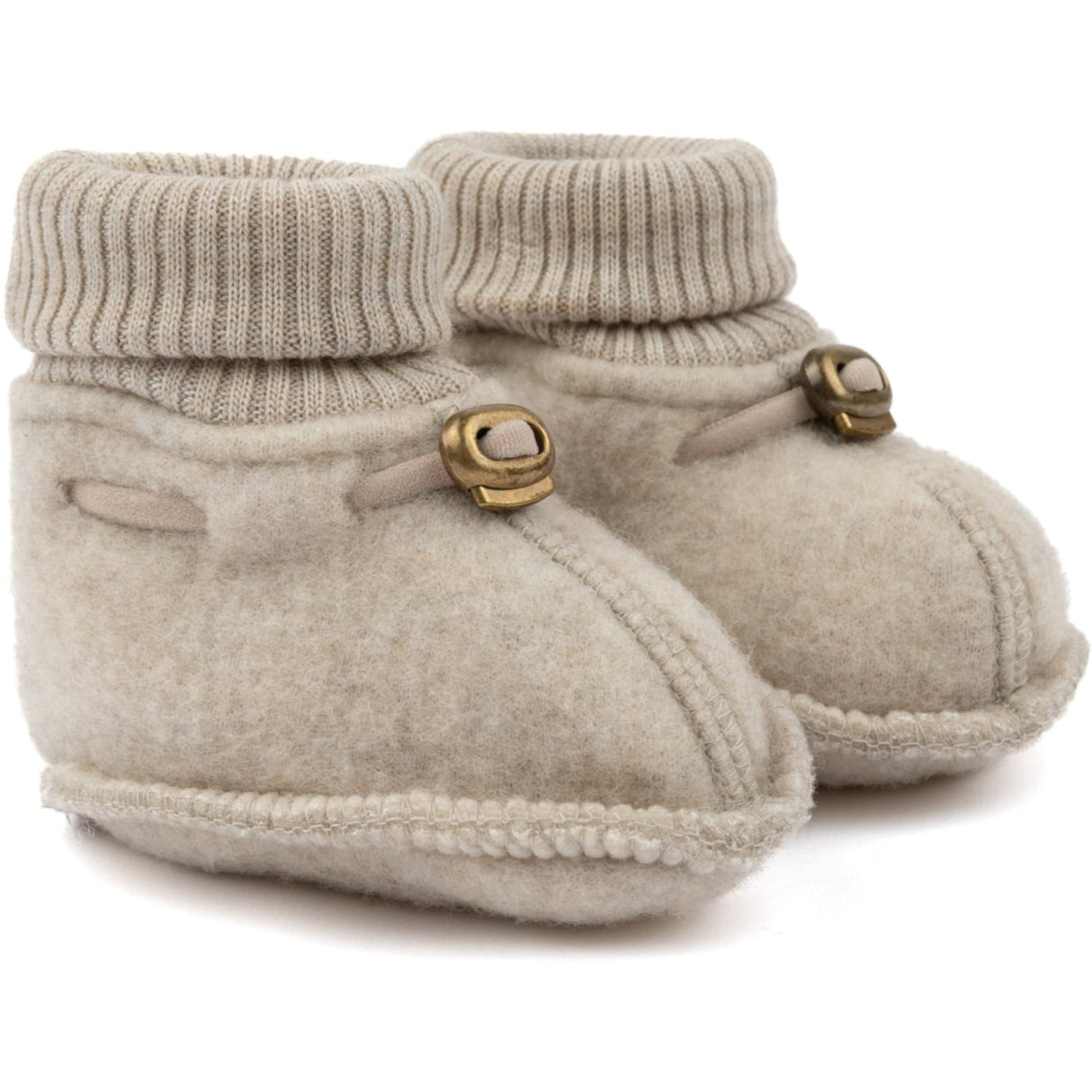 Mikk-Line Melange Offwhite Ull Støvletter