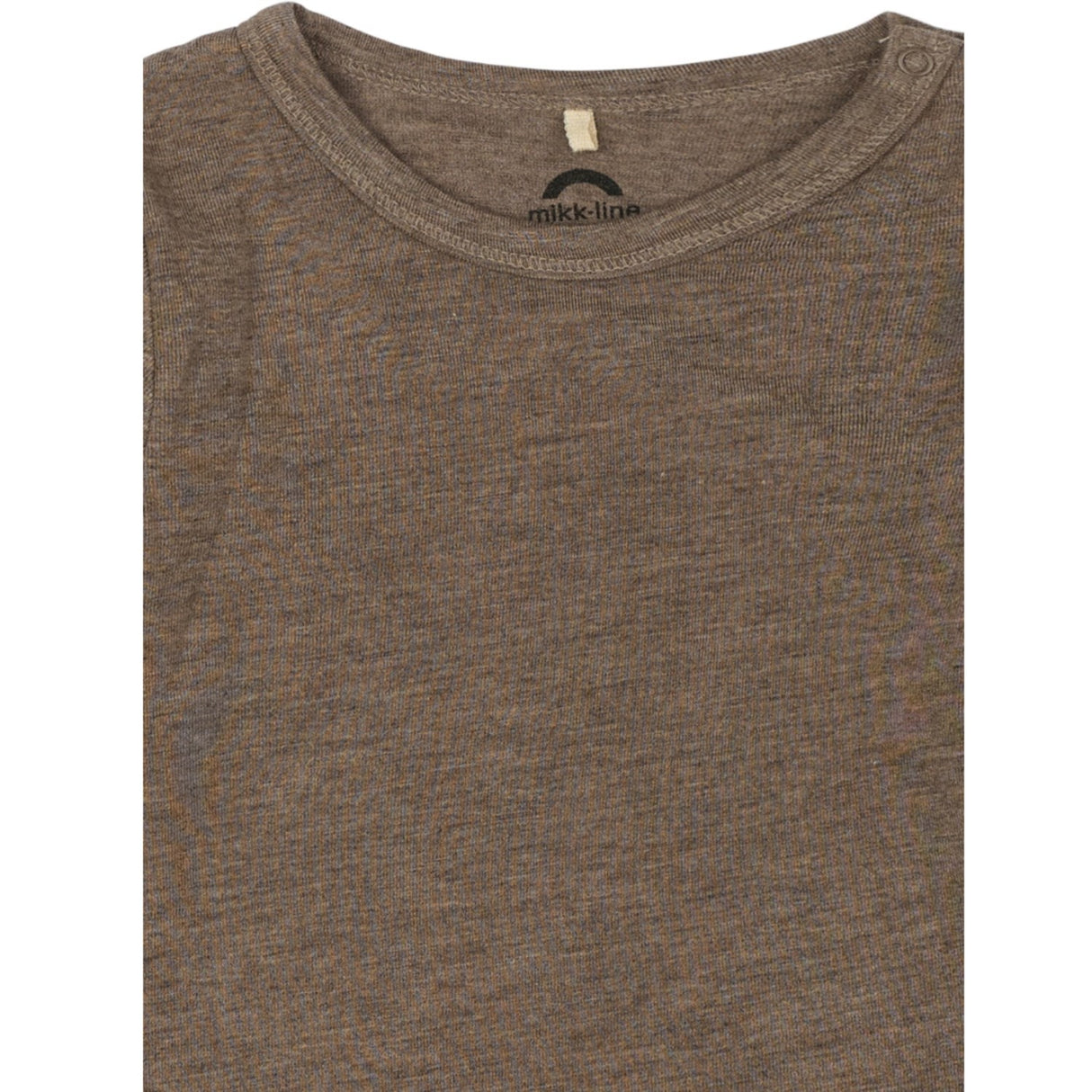Mikk-Line Melange Denver Wool/Bamboo Ls Topp